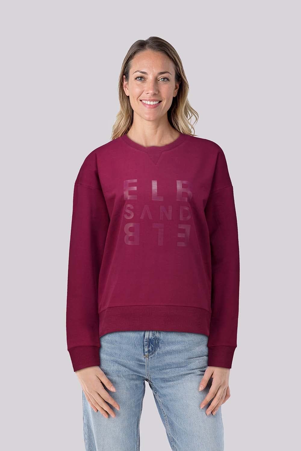 Elbsand Sweater Yula Bordeaux Rood