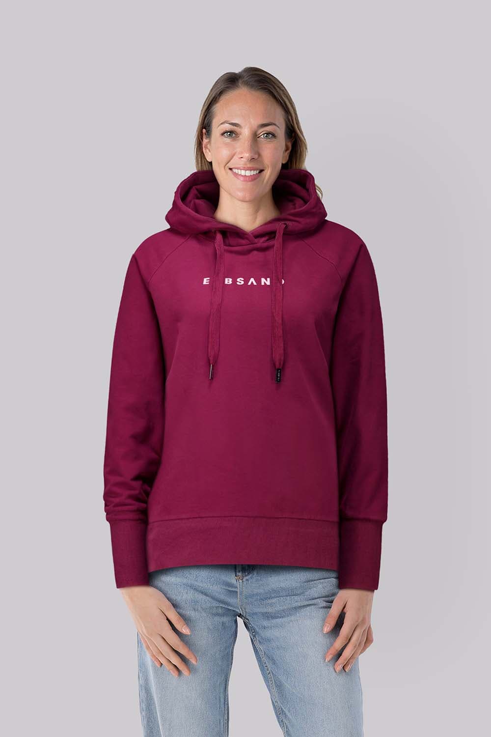Elbsand Hoodie Svanna Bordeaux Rood Elbsand Hoodie Svanna Bordeaux Rood