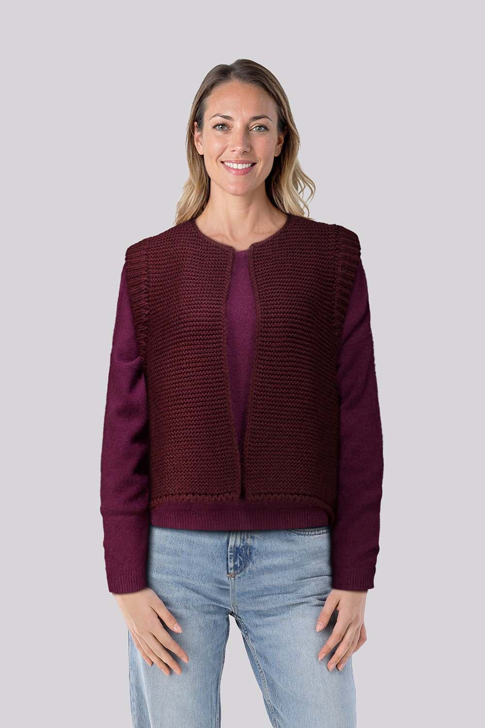 Bomont Gilet Gringou Bordeaux Rood
