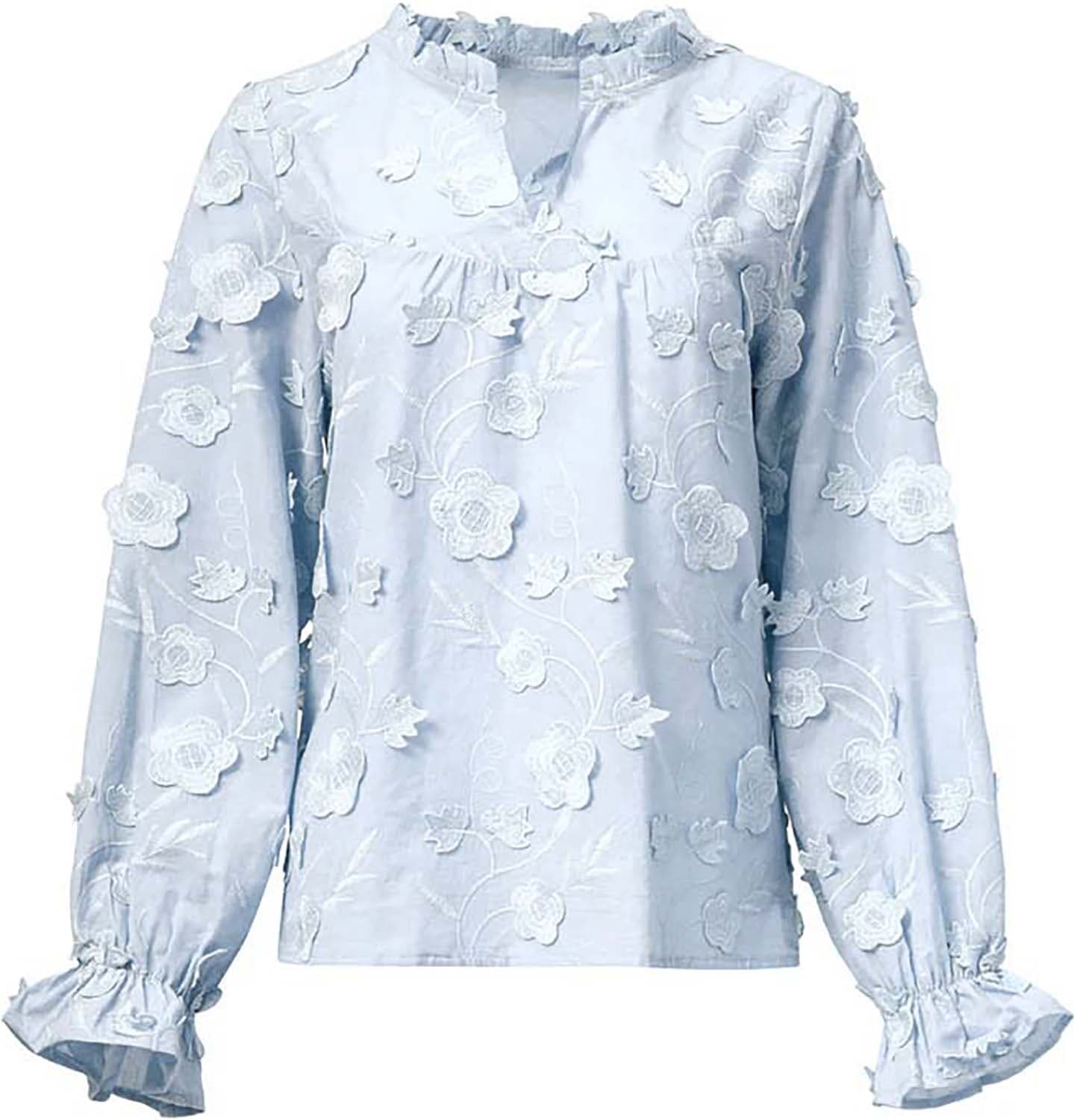 Smashed Lemon Blouse  Hemelsblauw