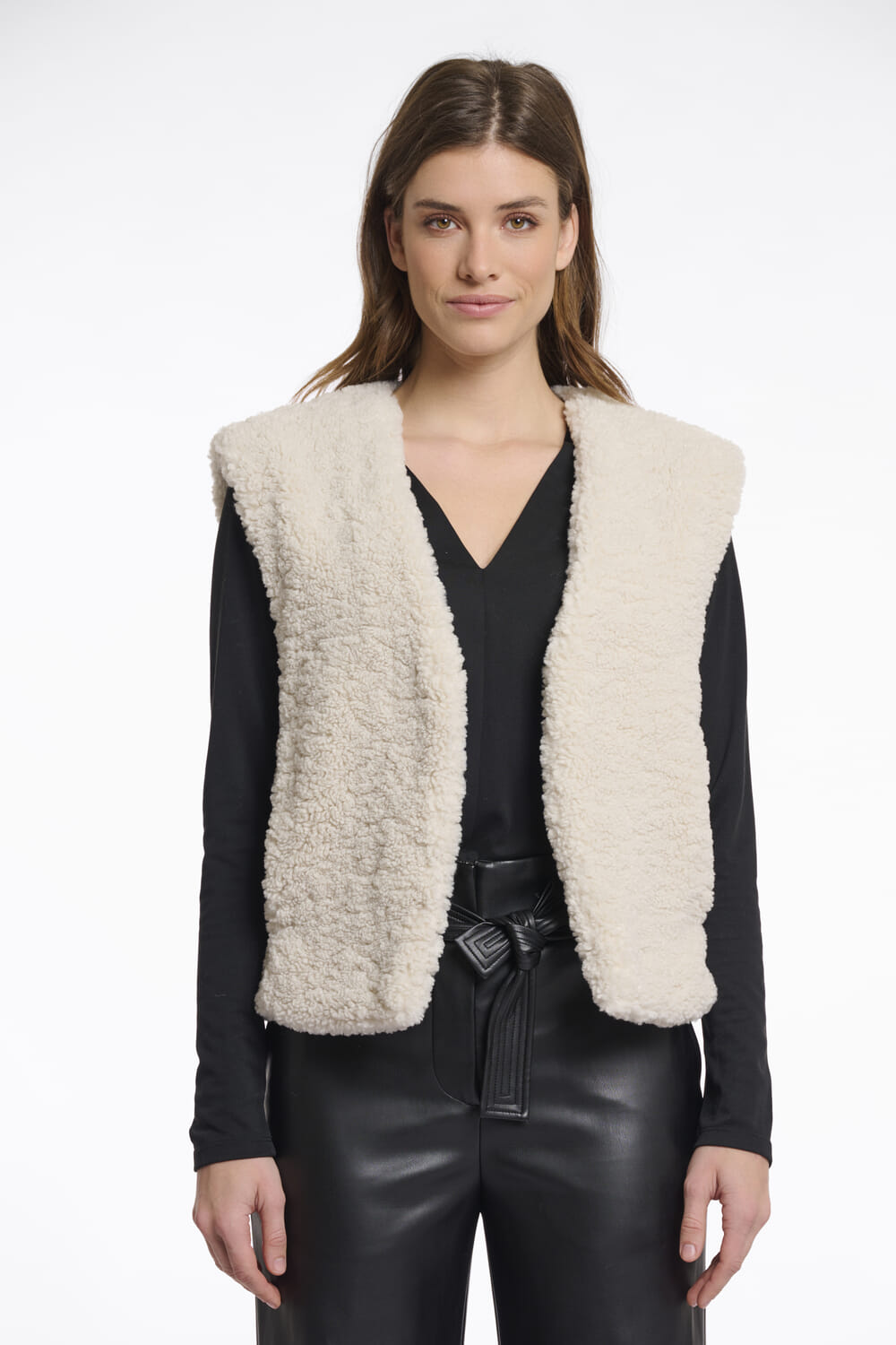 Rino & Pelle Teddy Gilet Frencie Beige