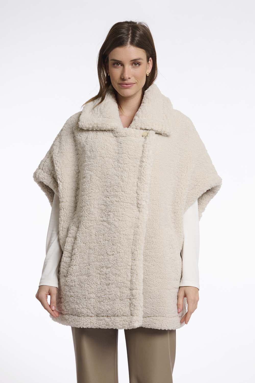 Rino & Pelle Teddy Cape Luca Beige