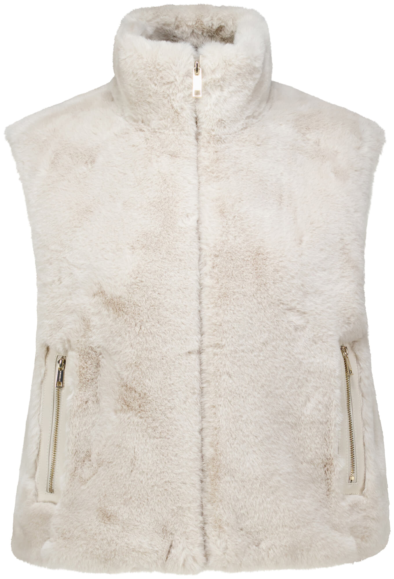 Rino & Pelle Gilet Nikki Short faux fur  Beige
