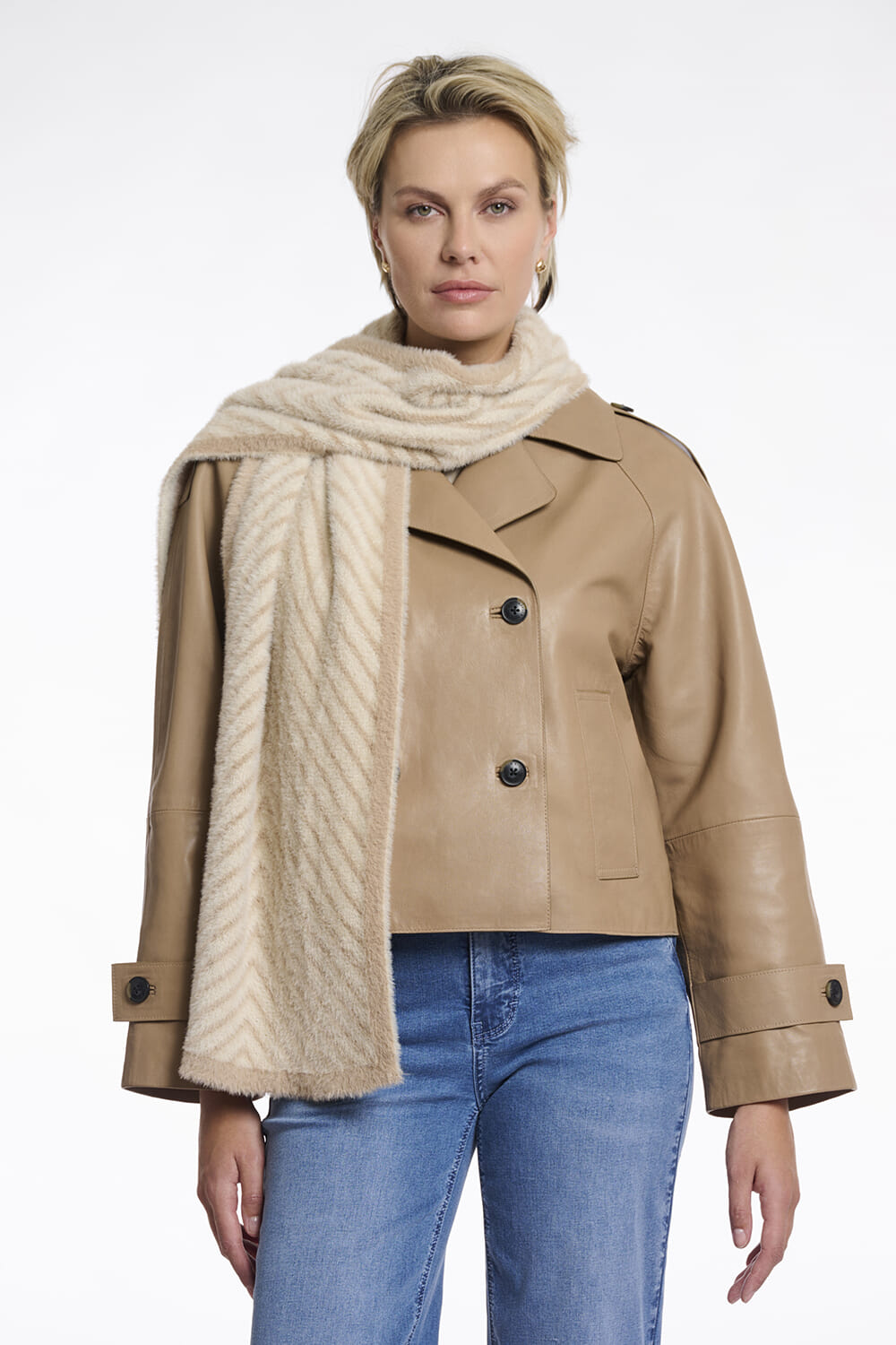 Sjaal Neeltje Beige