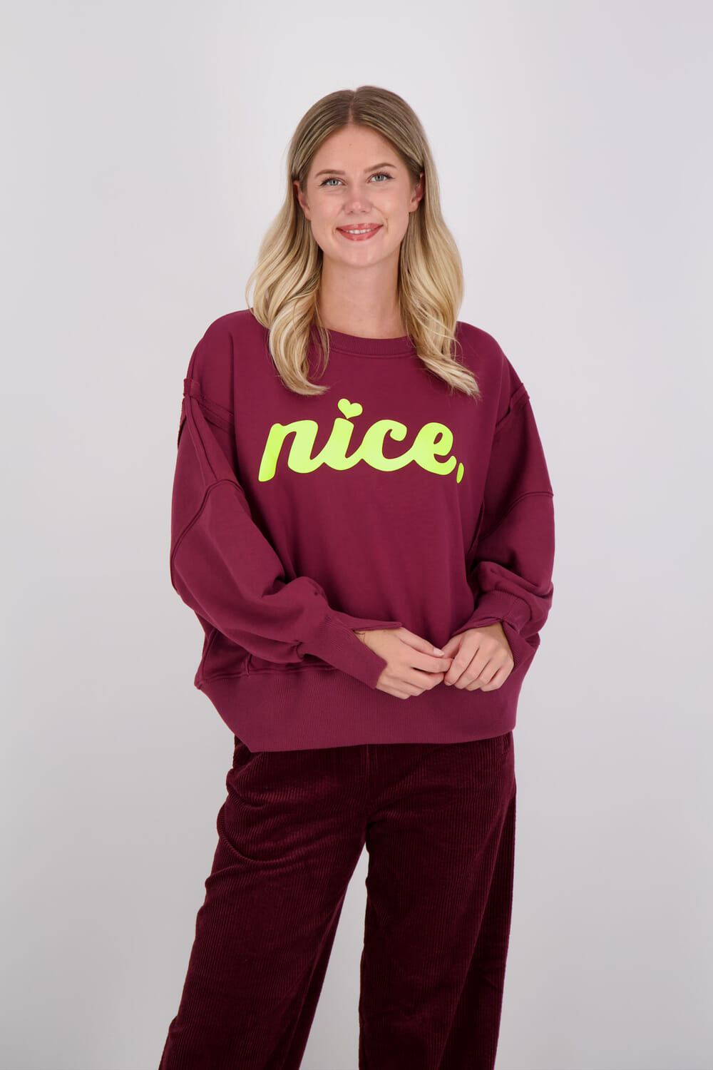 Miss Goodlife Sweater Nice Rood