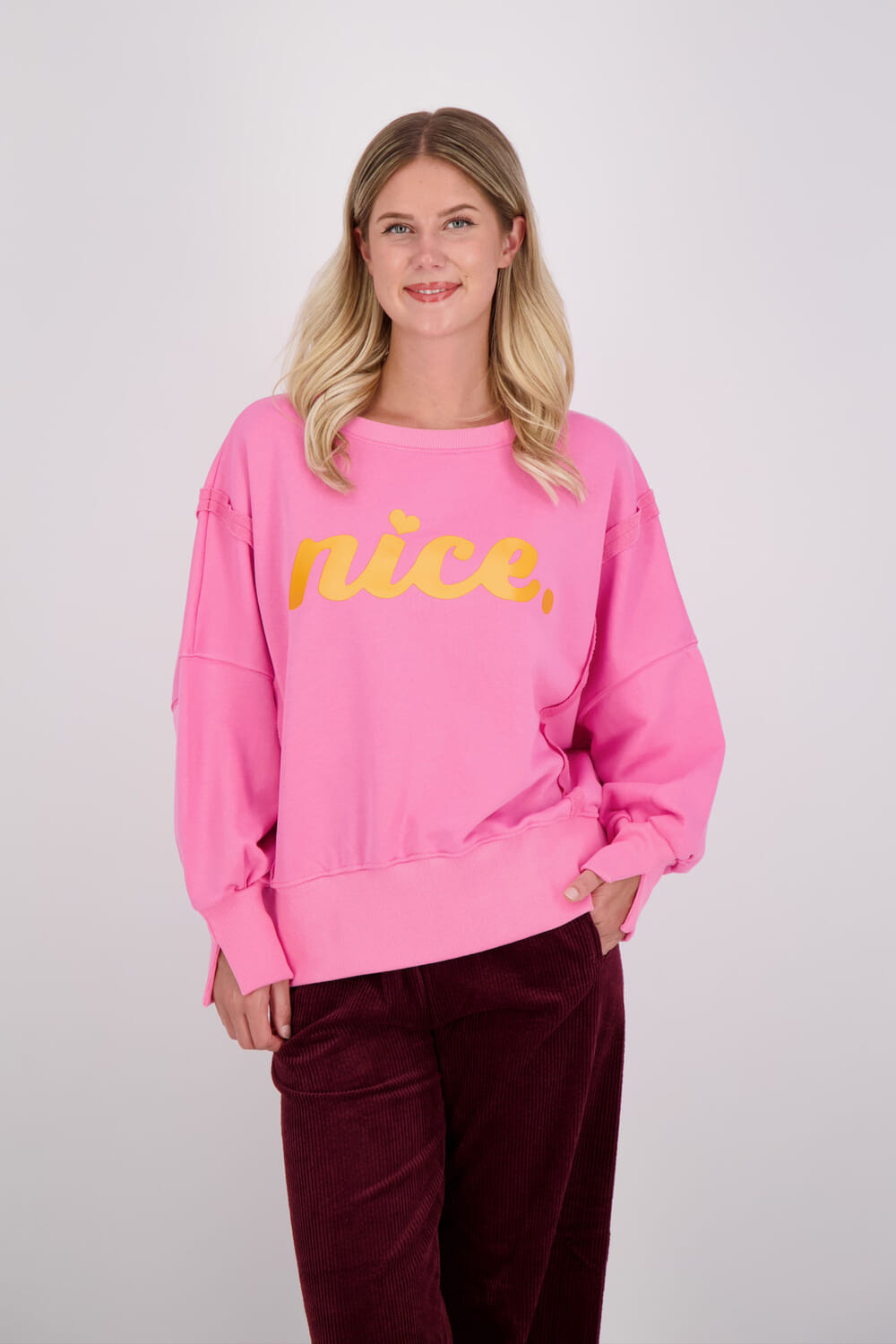 Miss Goodlife Sweater Nice Roze