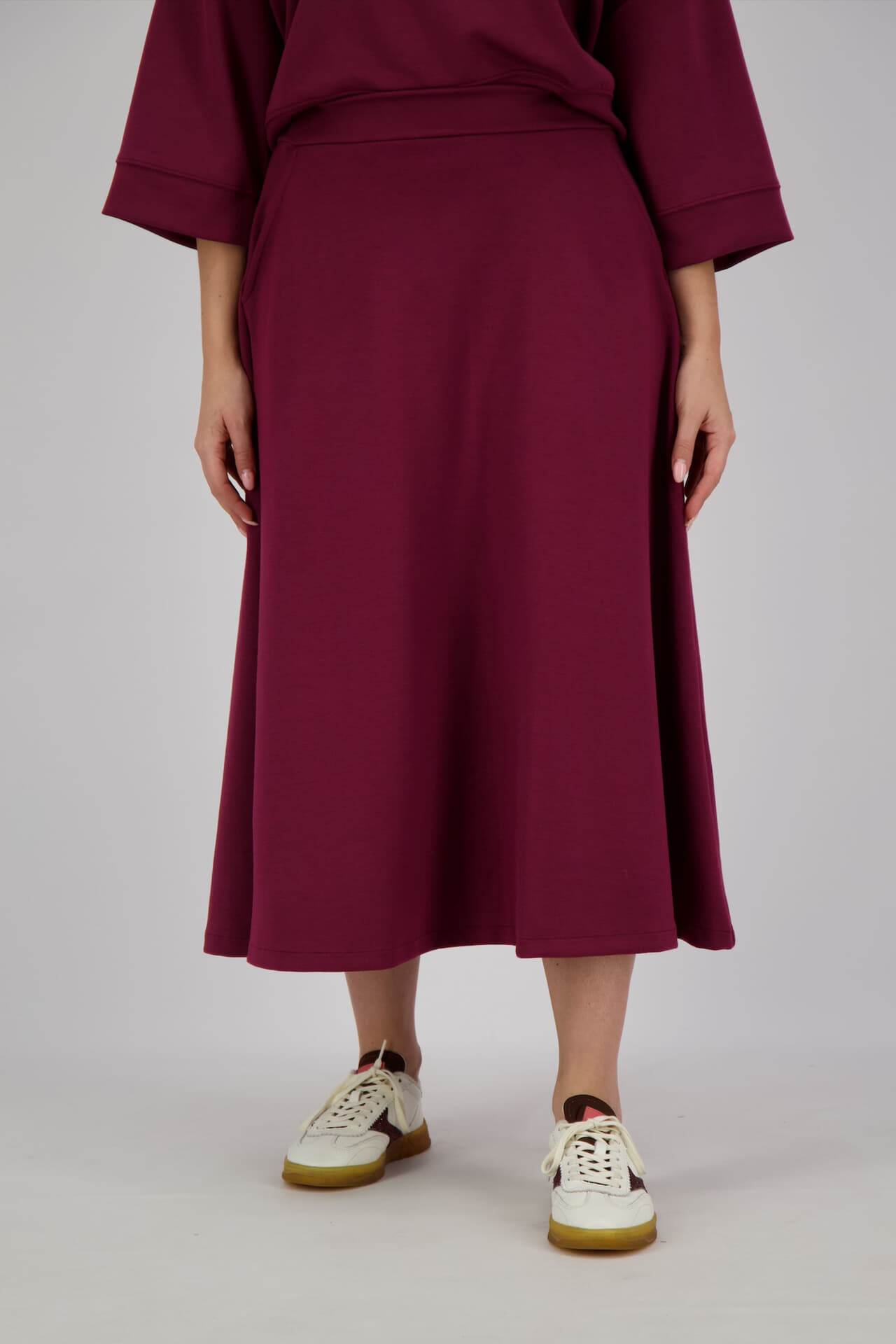 The Shirt Project Rok Bordeaux Rood