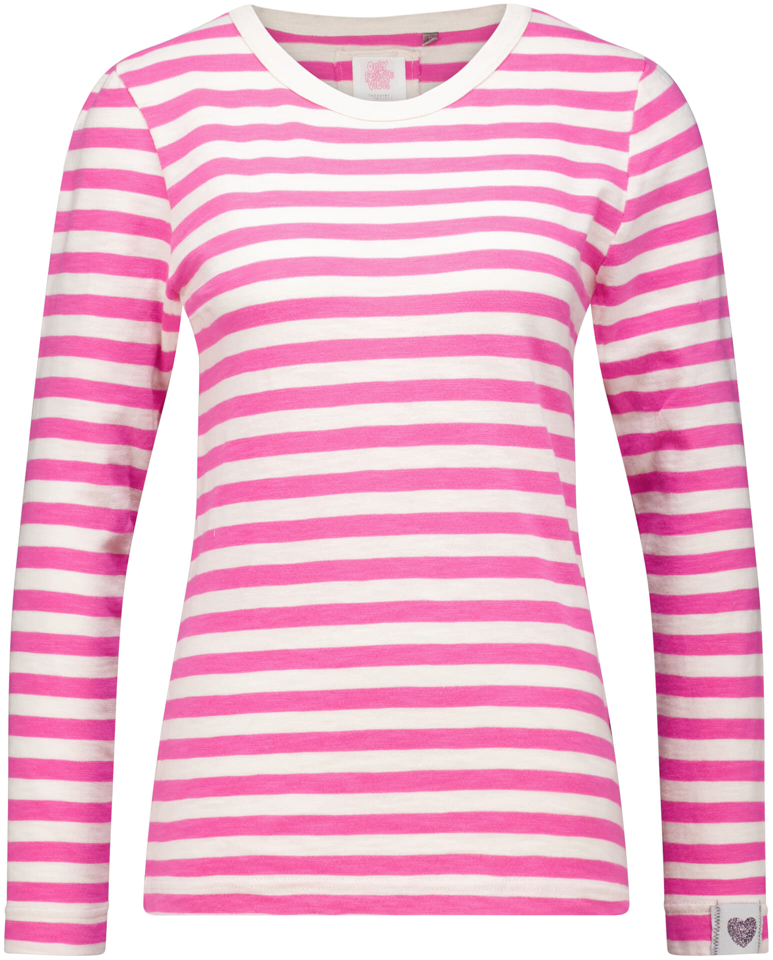 The Shirt Project Longsleeve Roze