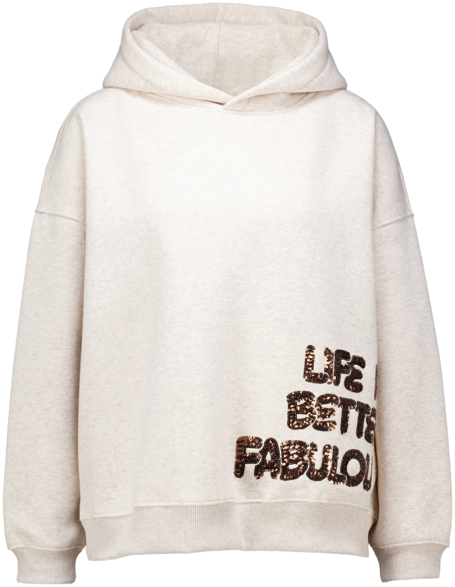 The Shirt Project Hoodie Beige