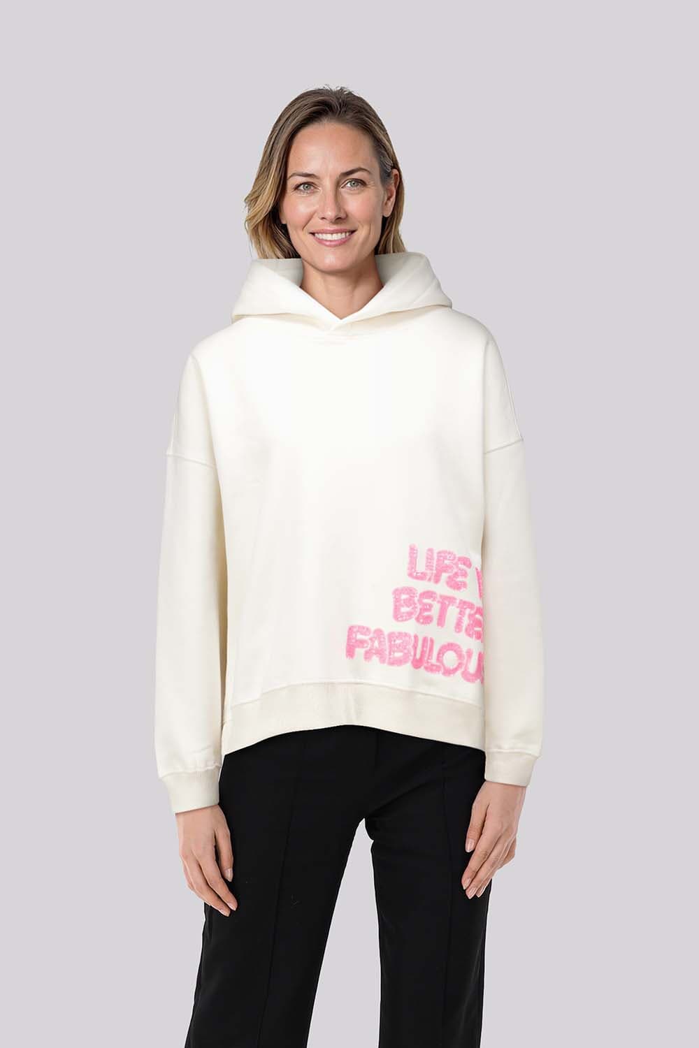 The Shirt Project Hoodie Off White