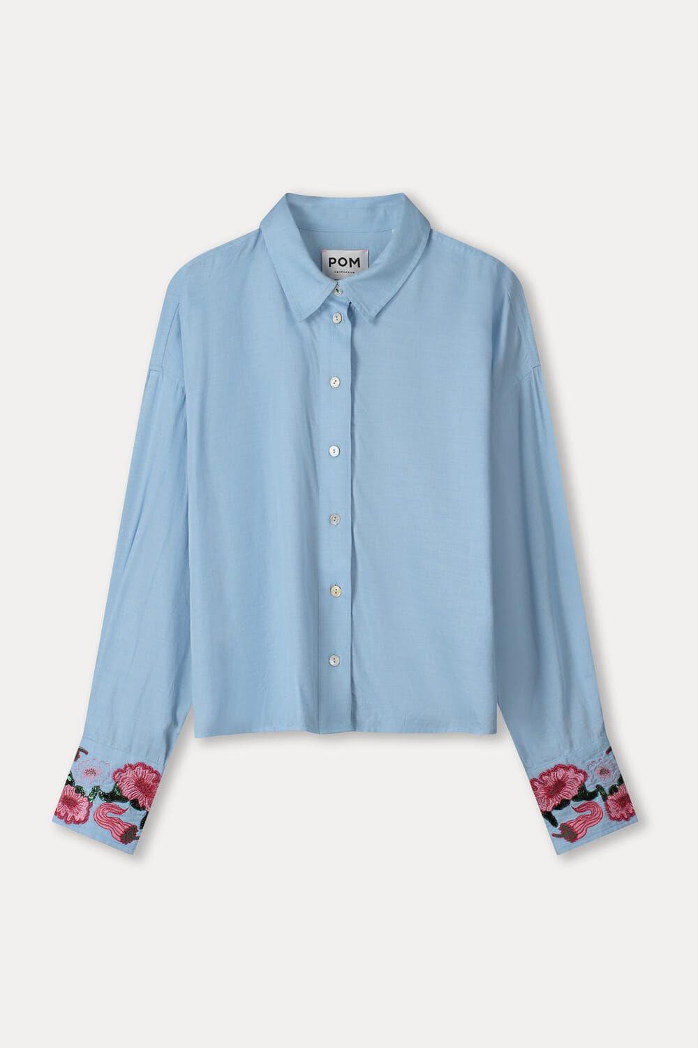 Pom Amsterdam Blouse Blauw