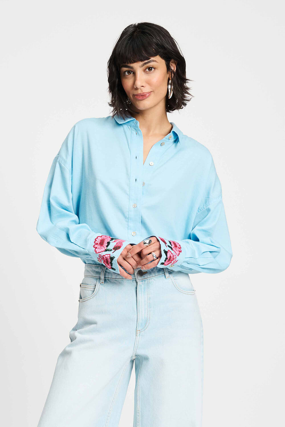 Pom Amsterdam Blouse Blauw