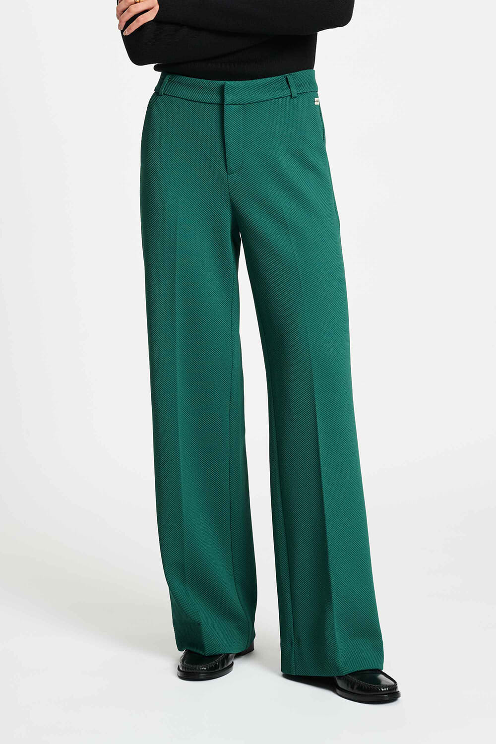 Pom Amsterdam Pantalon Lara Pine Groen