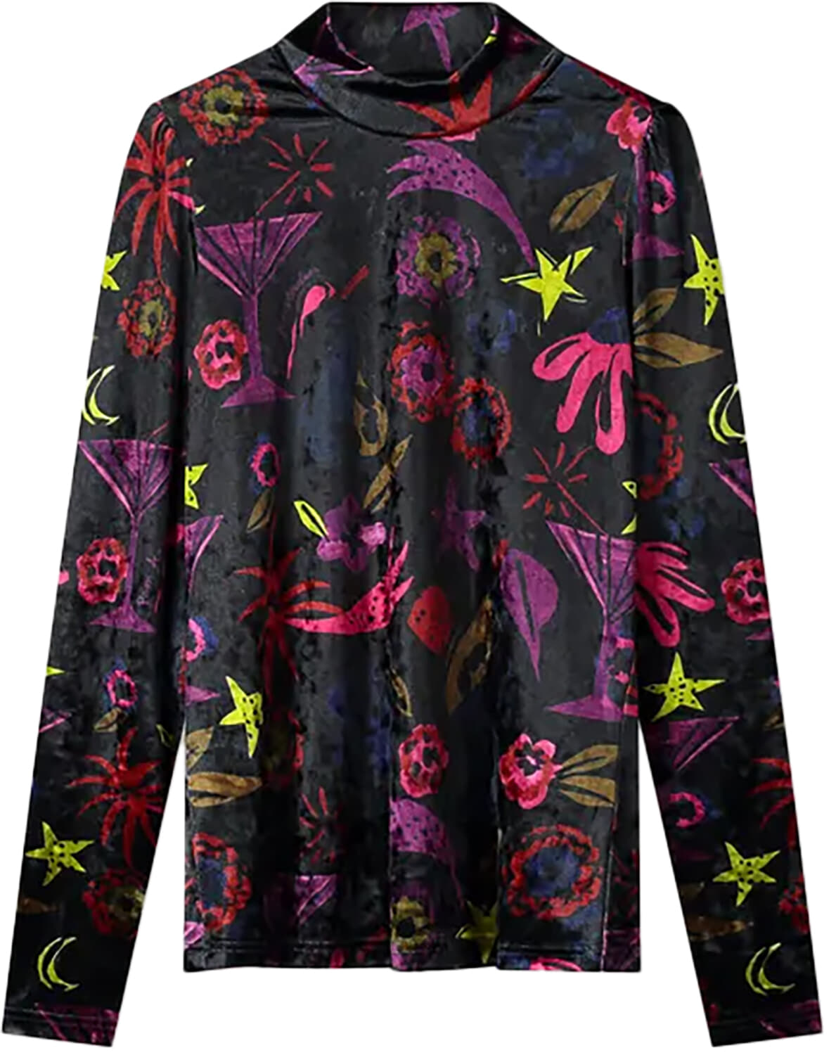 Pom Amsterdam Top Party Delight Zwart