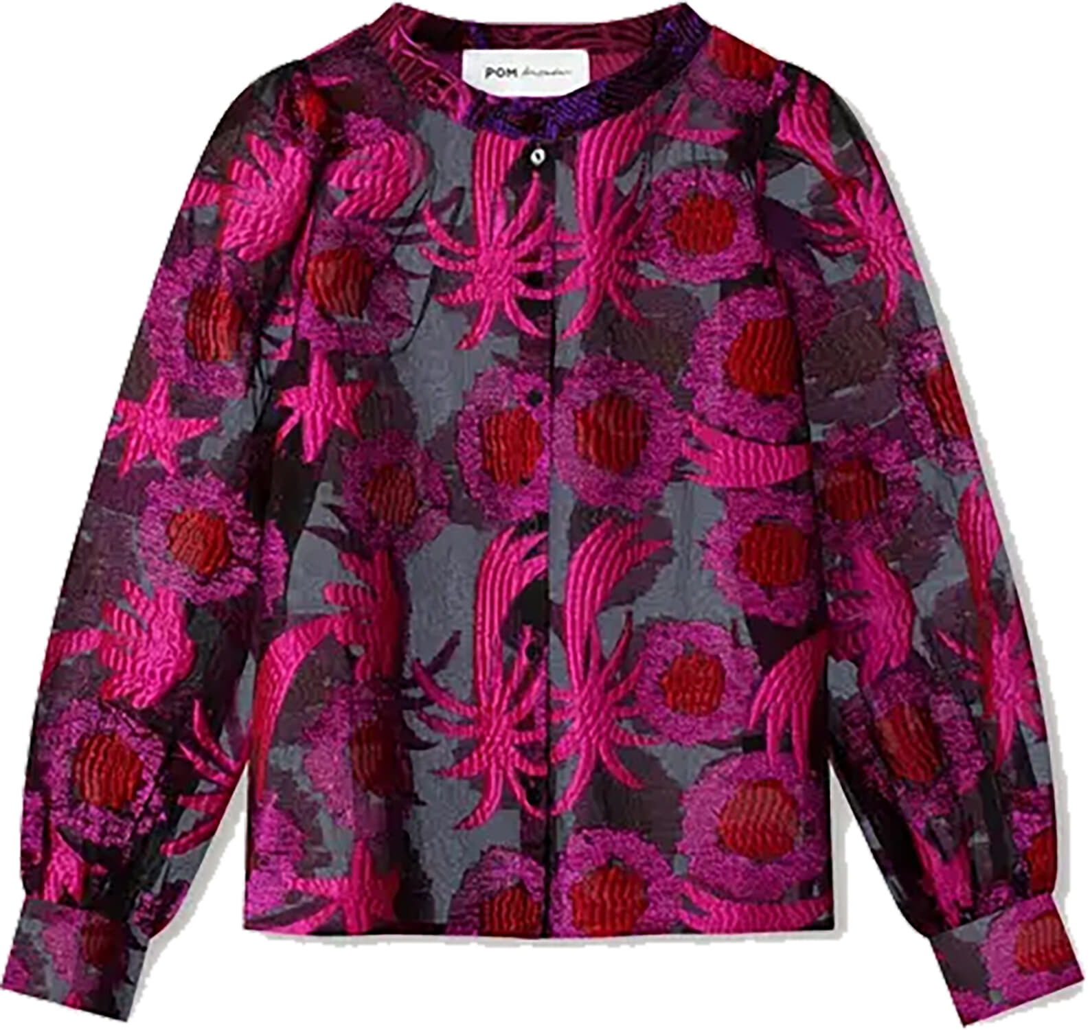 Pom Amsterdam Blouse Splashing Fireworks Paars