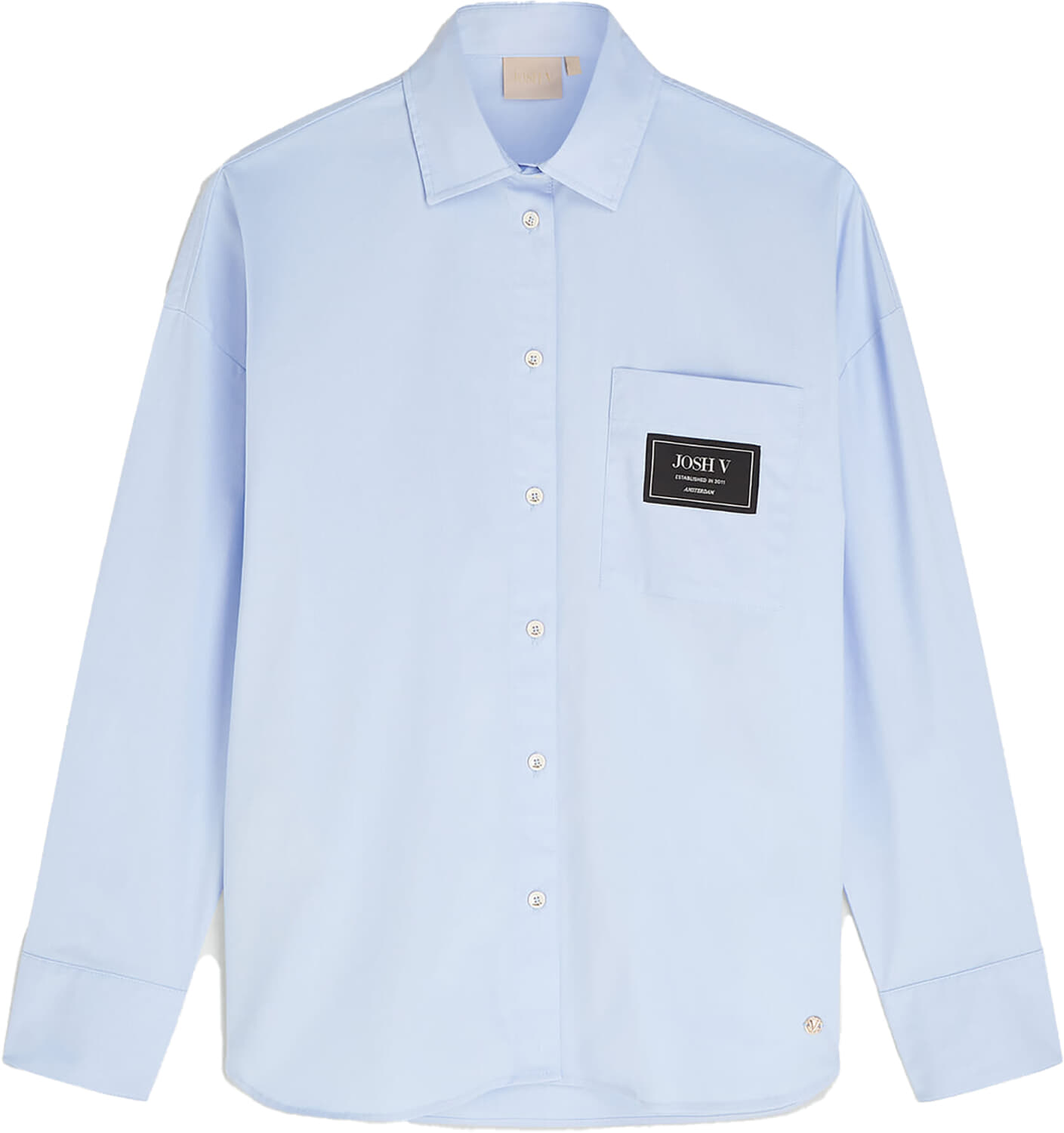Josh V Blouse Berdina Oversized Blauw