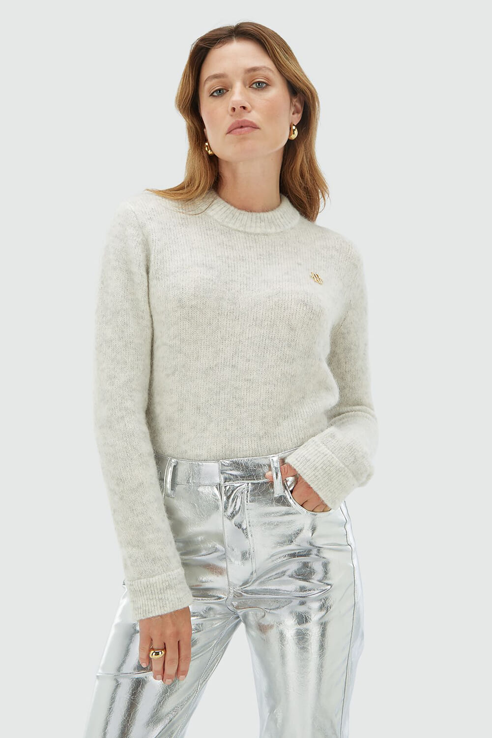 Josh V Sweater Maya Antraciet