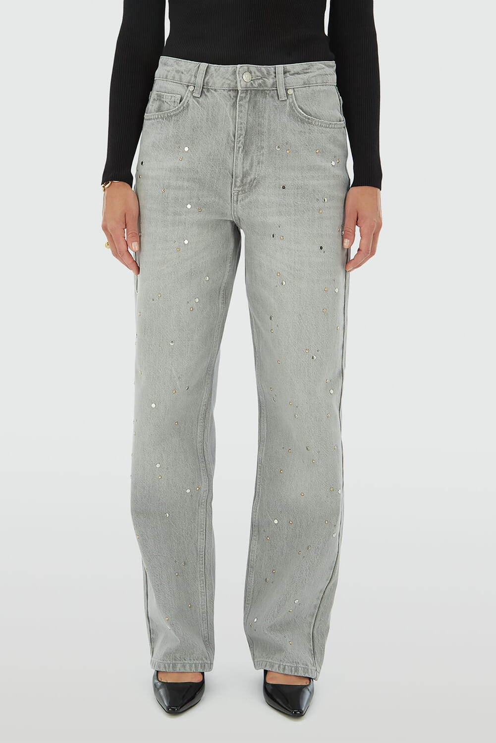 Josh V Jeans Phebe Antraciet