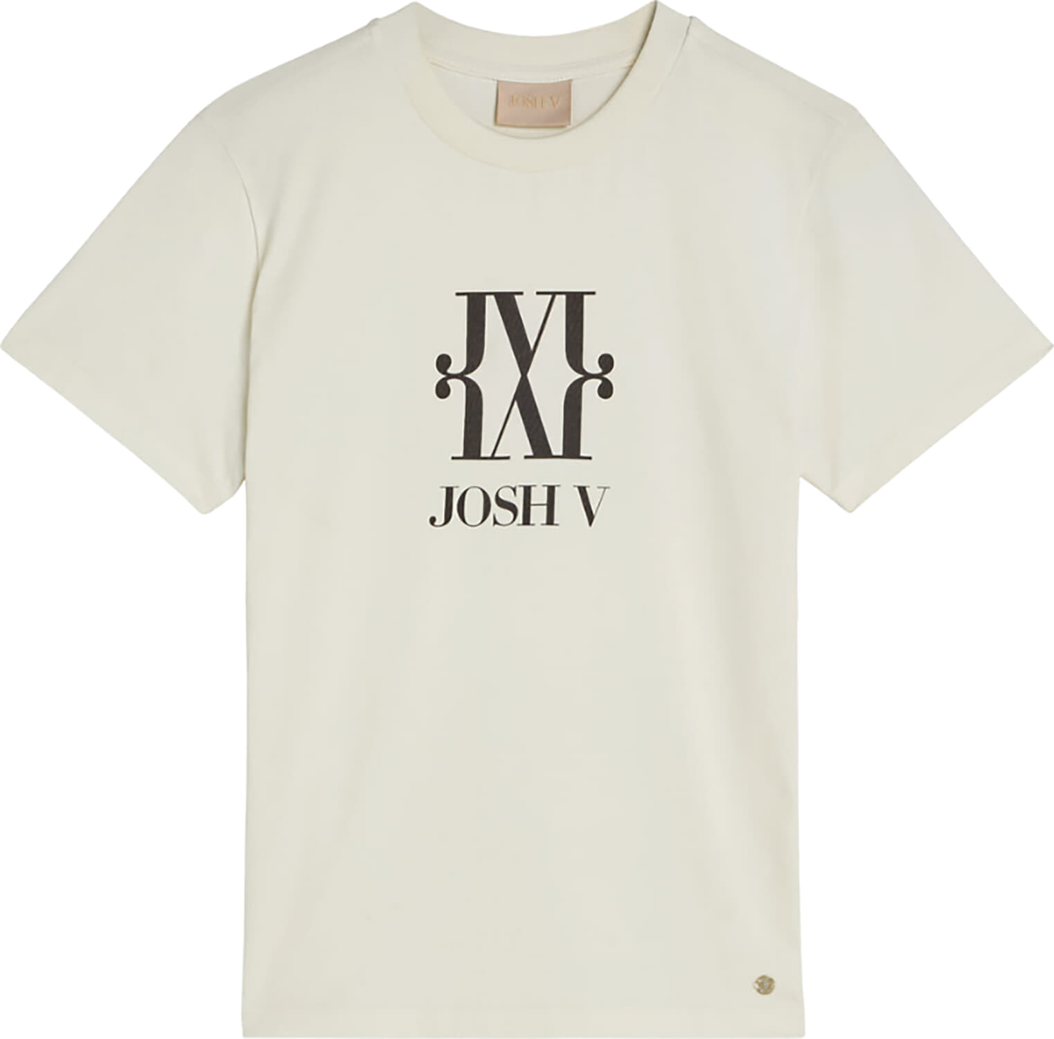 Josh V T-shirt Dorie Monogram Wit
