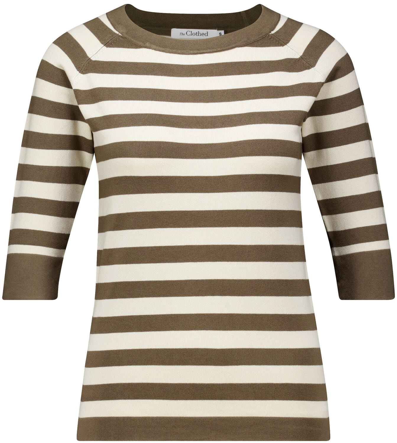 The Clothed Top Stripe Groen