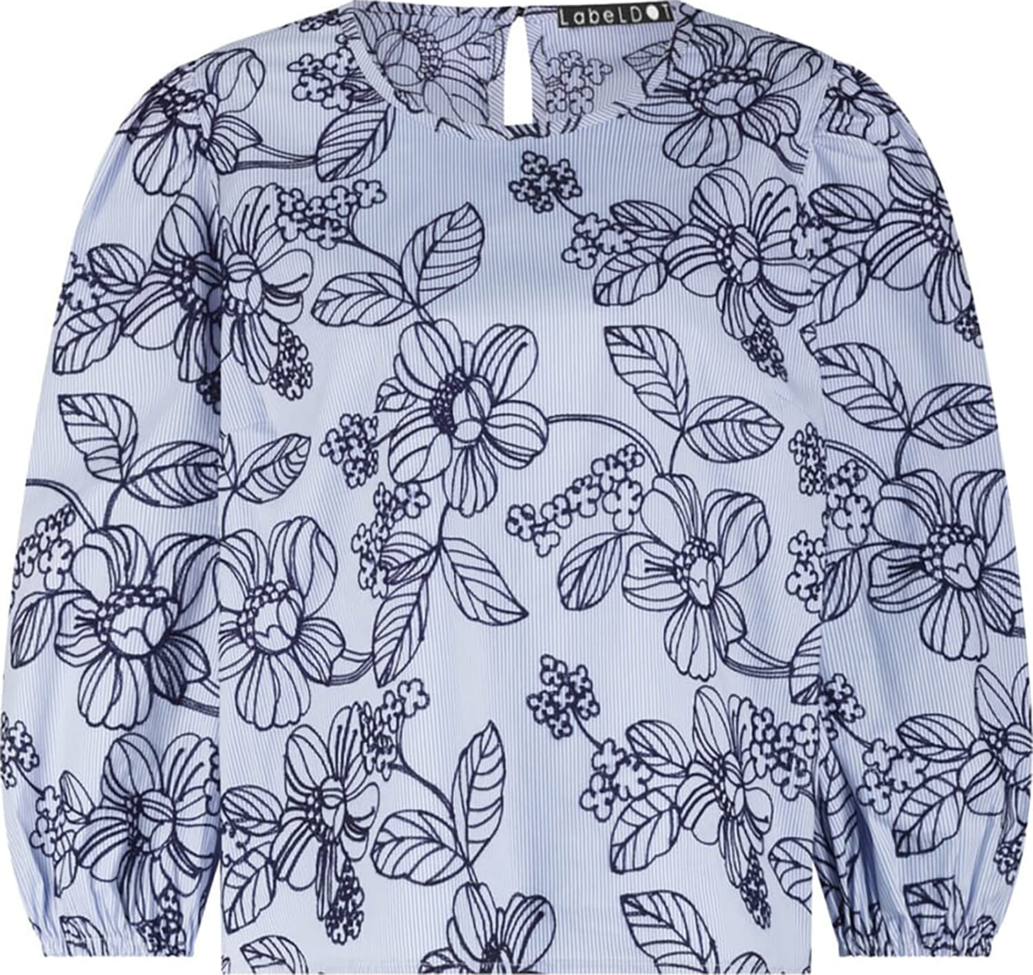 Label Dot Blouse Aimee Blauw