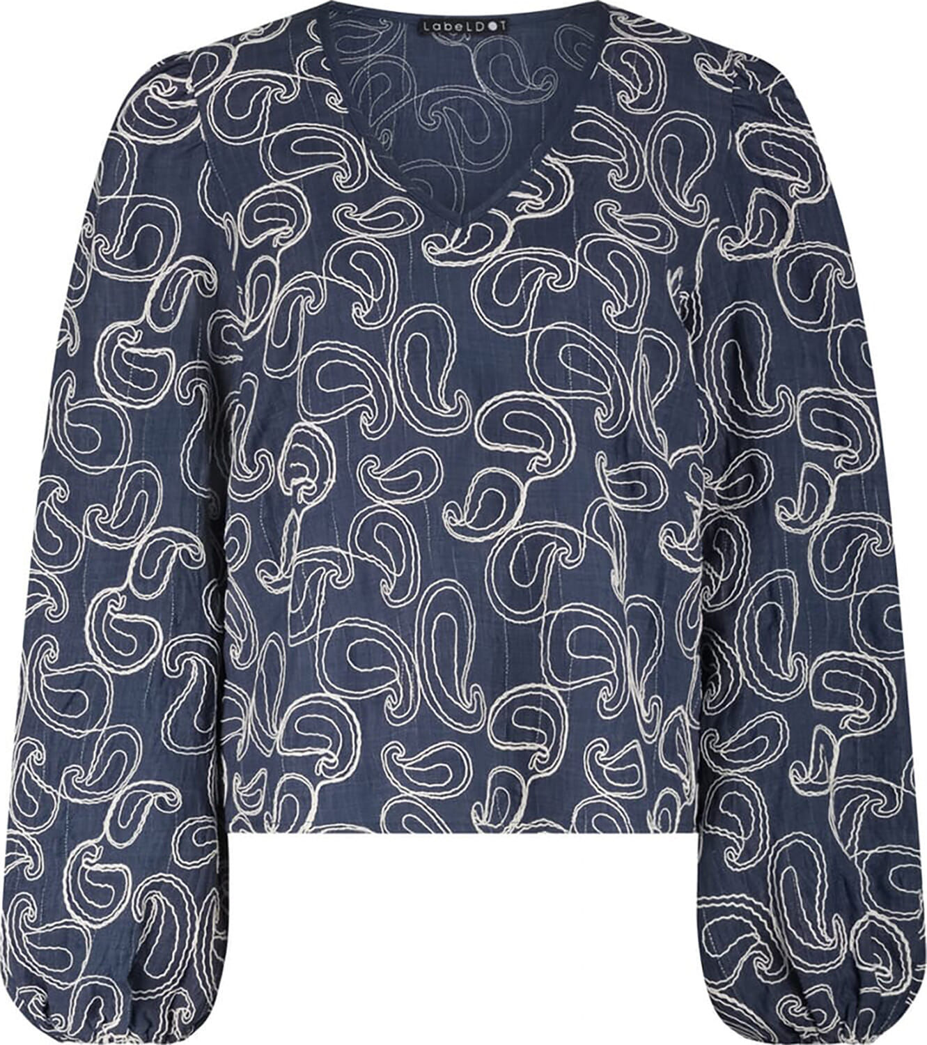 Label Dot Blouse Airlie Blauw