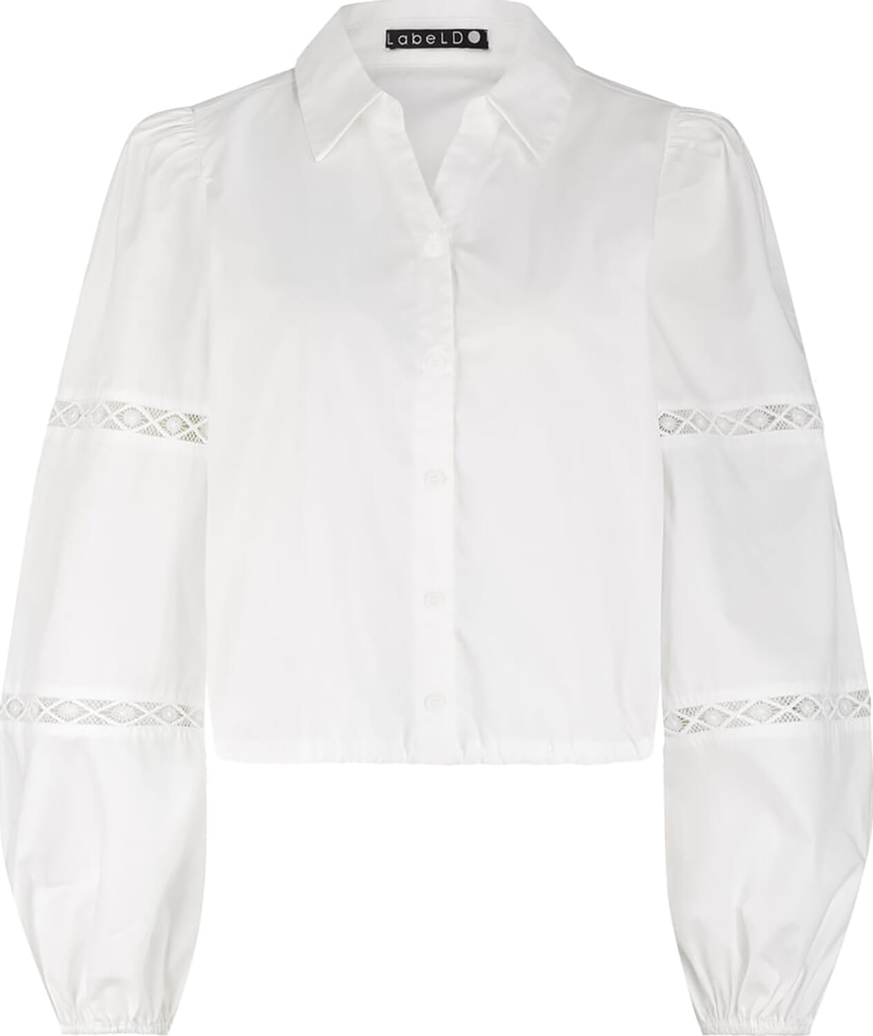 Label Dot Blouse Allis Wit