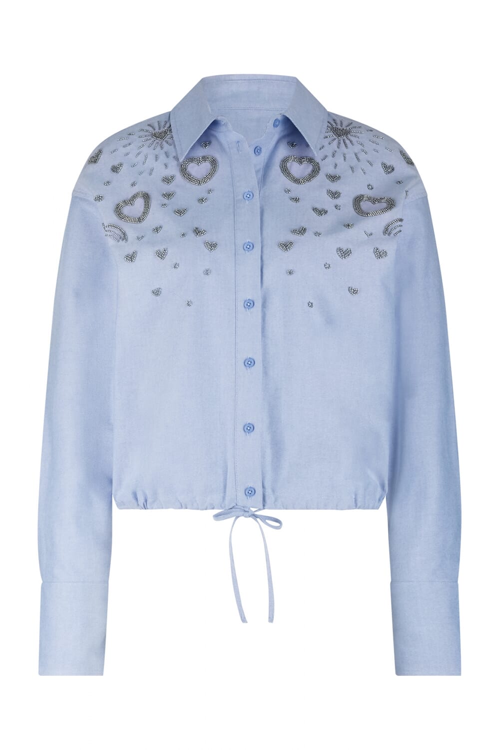 Label Dot Blouse Ayden Blauw
