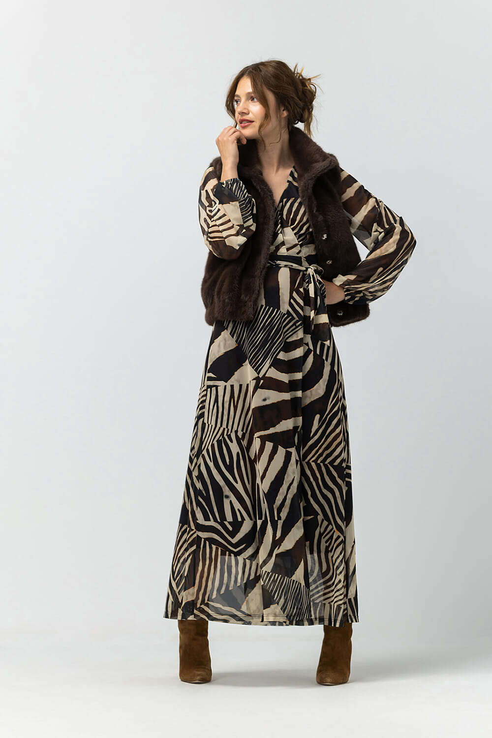 Label Dot Jurk Sophia Bruin