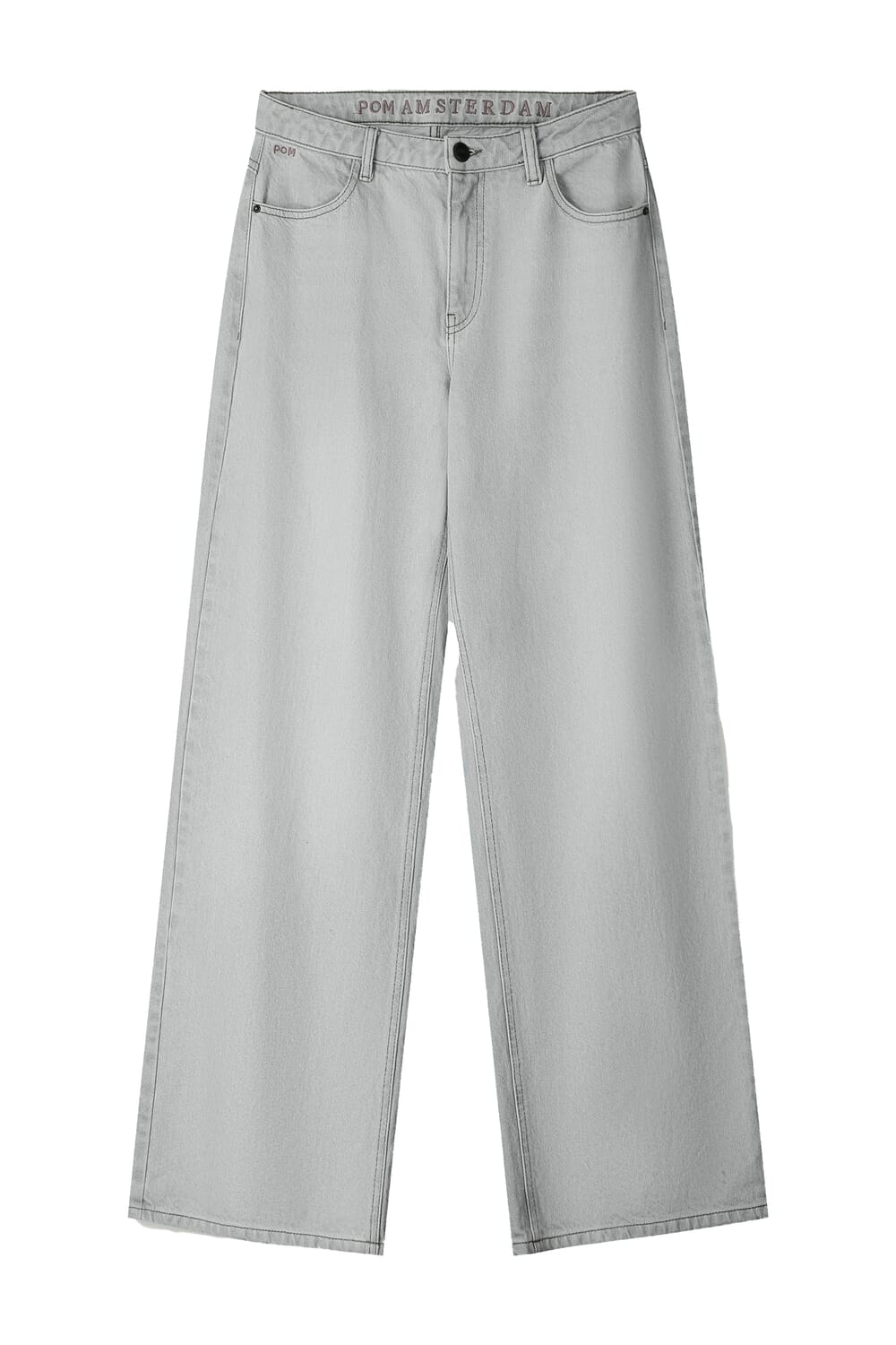 Pom Amsterdam Jeans Baggy Grijs