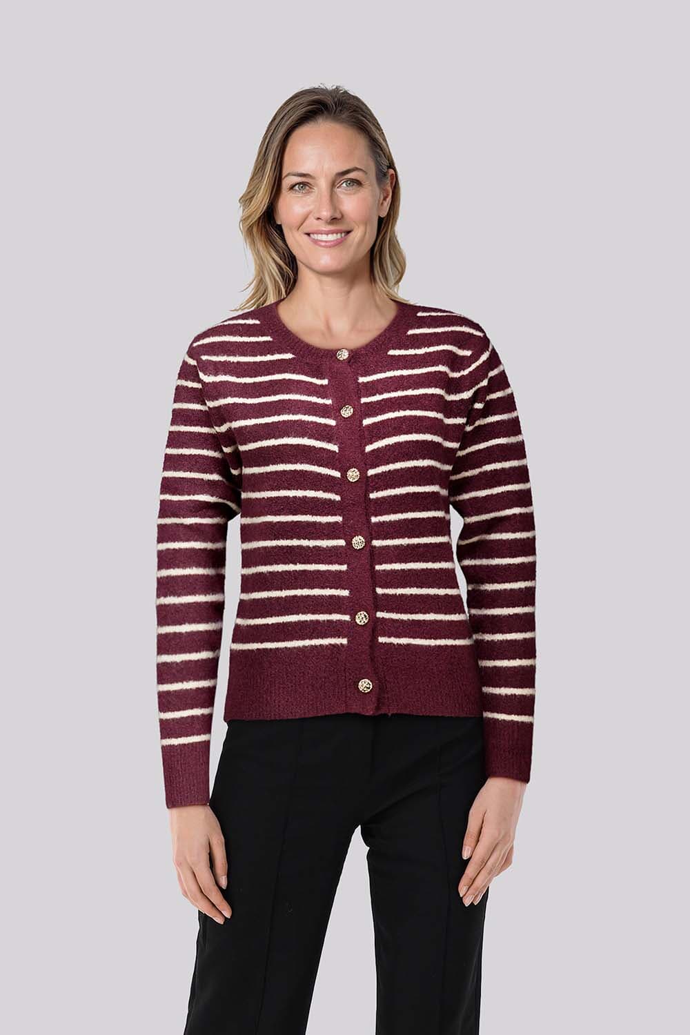 Enjoy Vest Bordeaux Rood