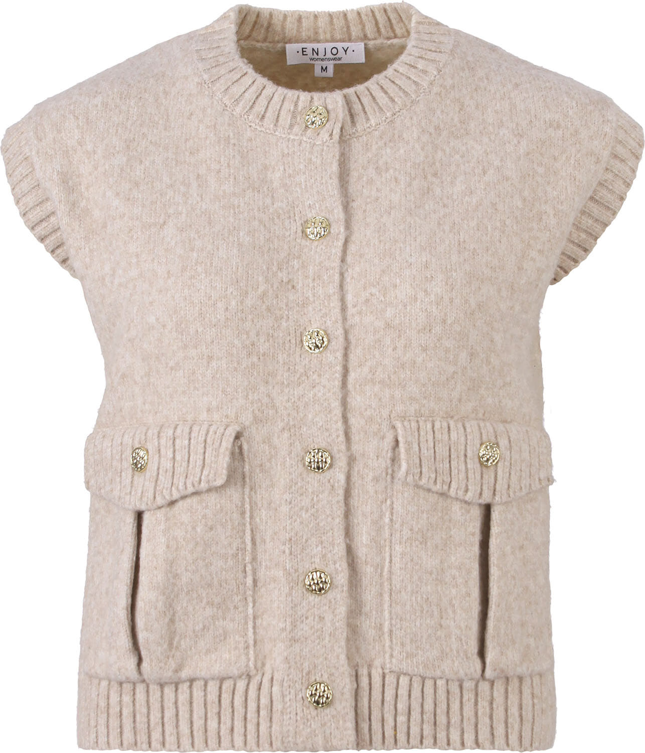 Enjoy Vest Gilet Beige