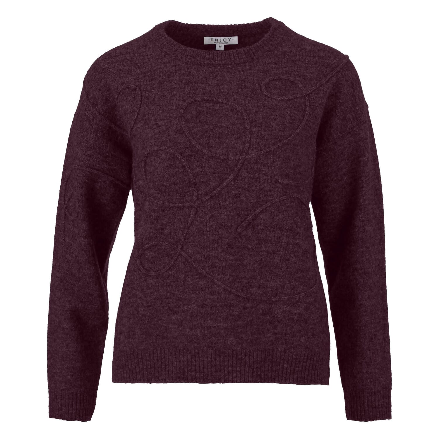 Enjoy Trui Kringel Bordeaux Rood