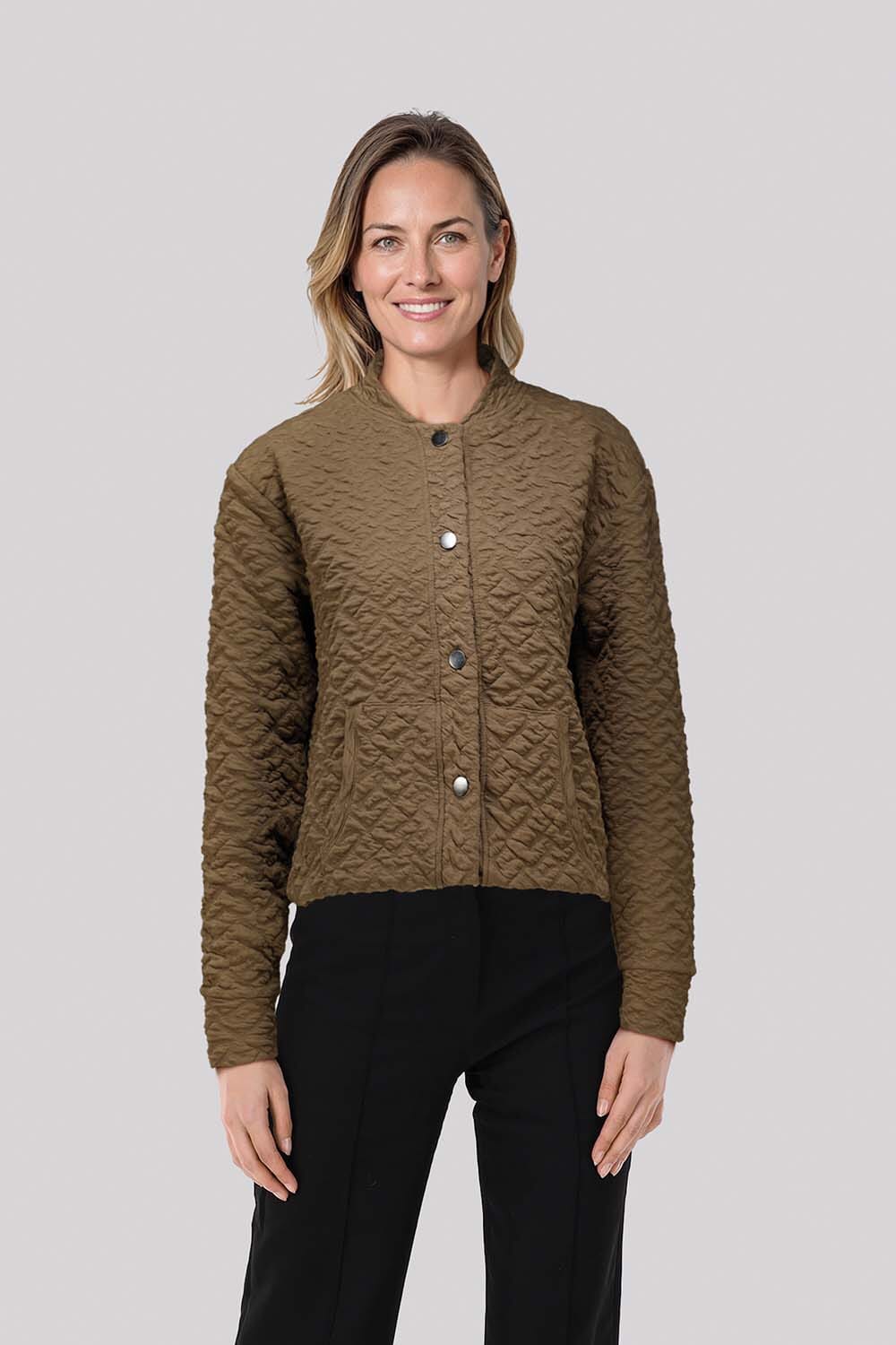 Enjoy Blazer Structuur Bruin