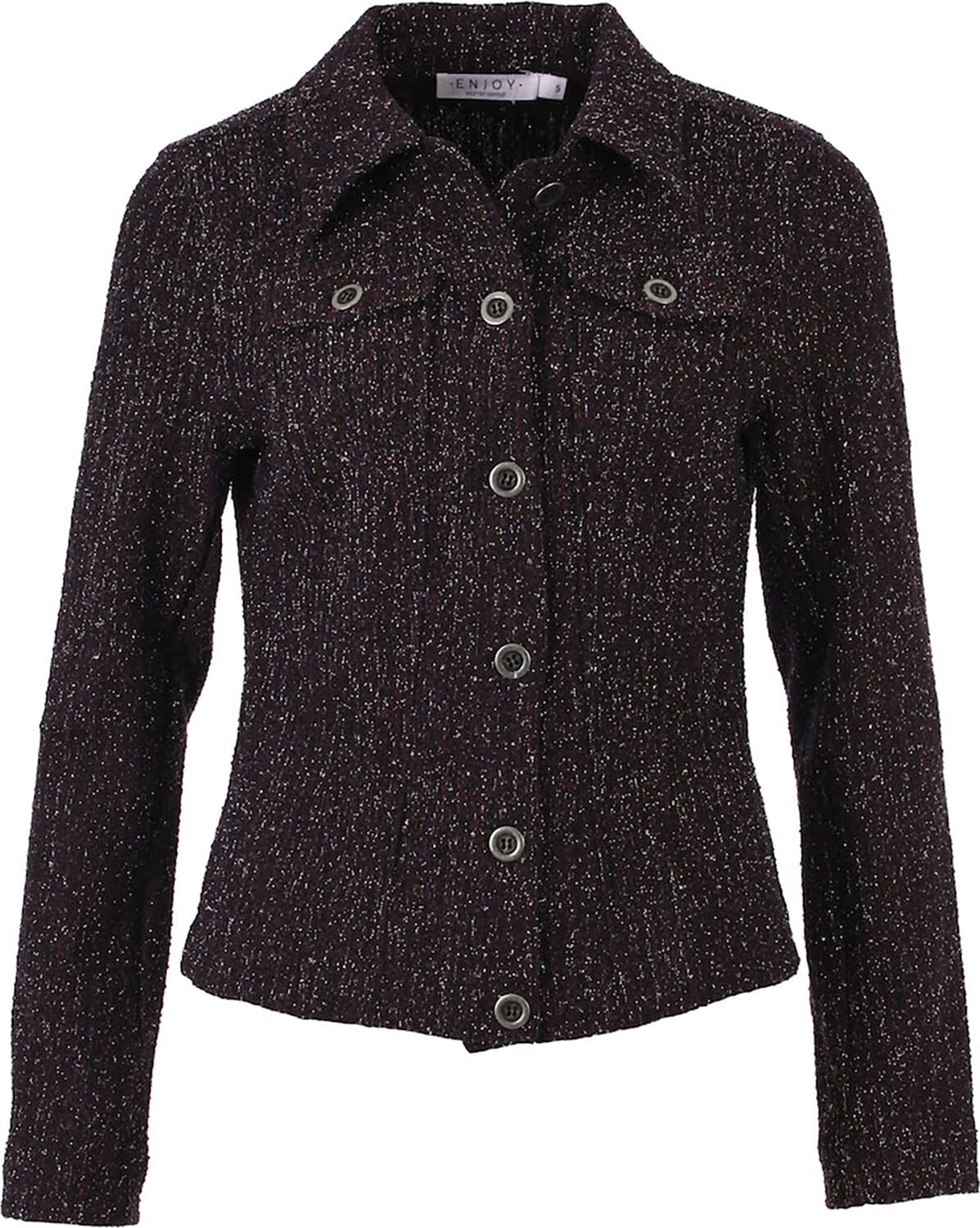 Enjoy Boucle jasje Rood