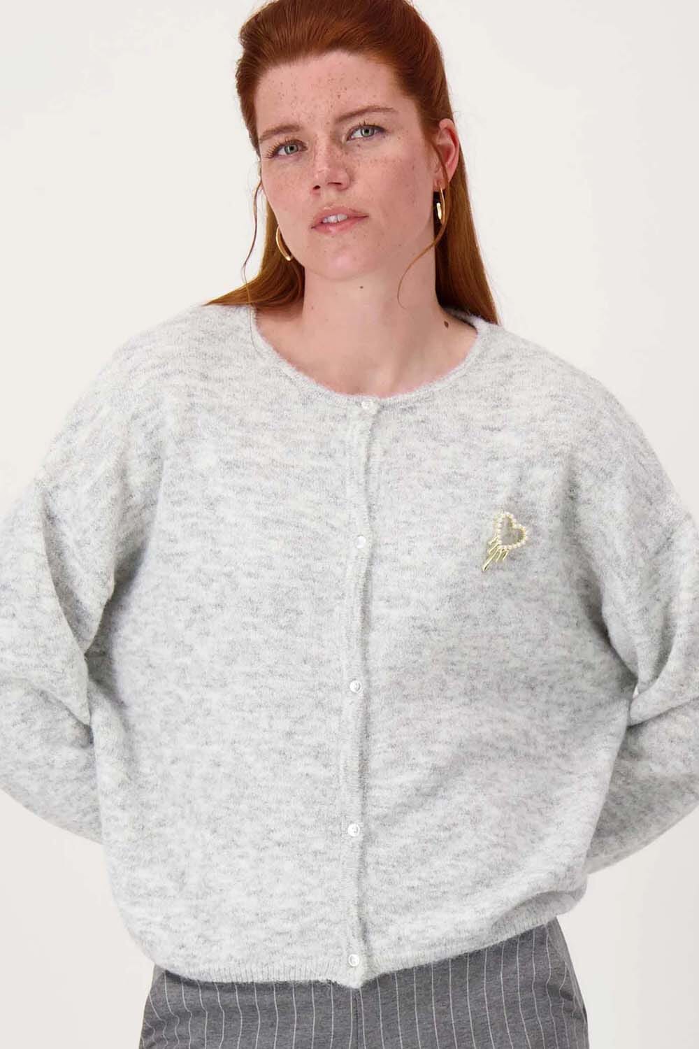 Zusss Vest Grijs