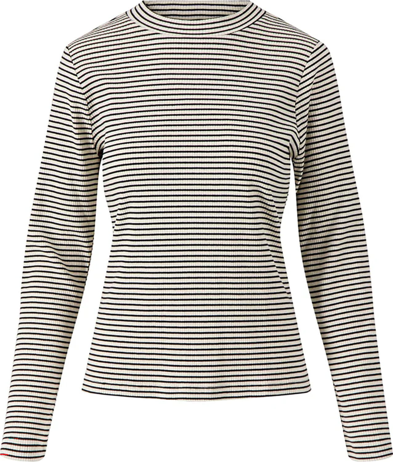 Zusss Rib top streep Zwart