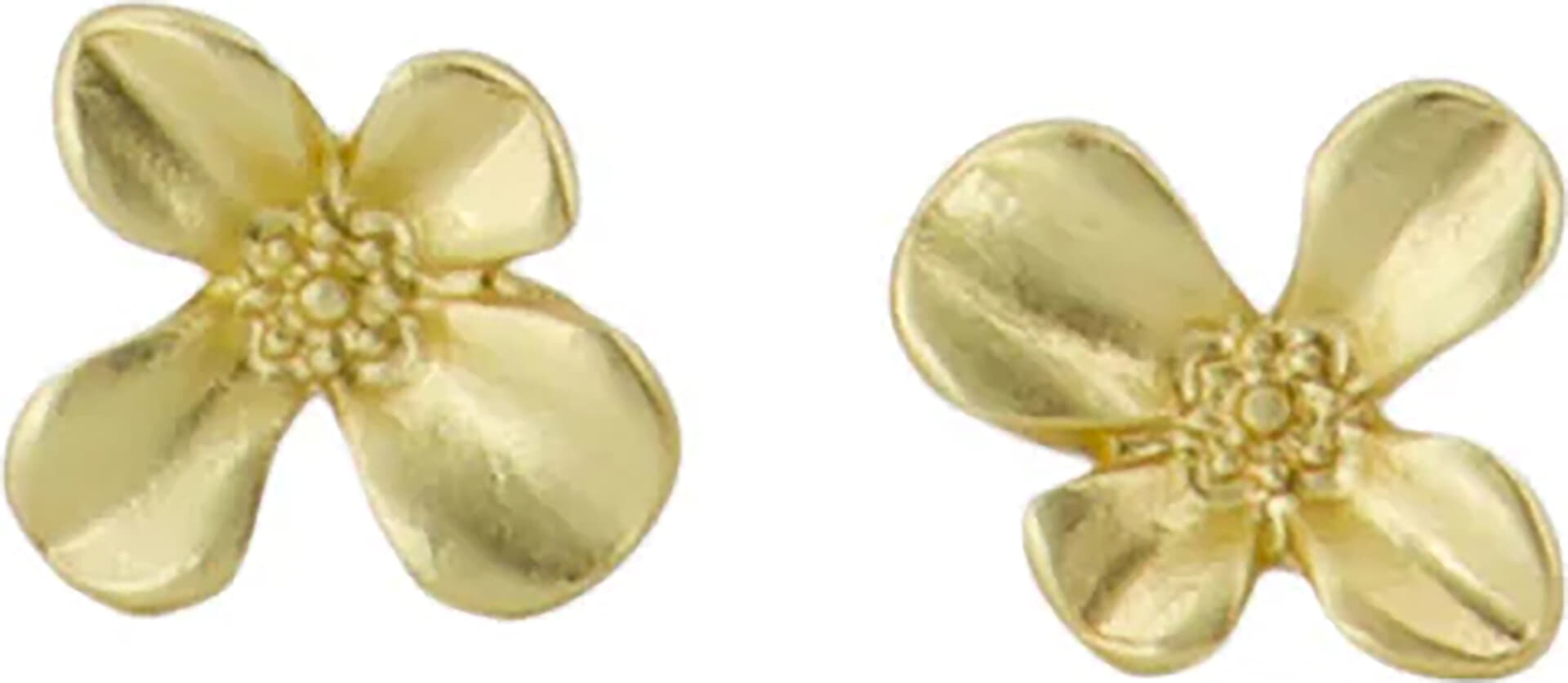 Zusss Oorbellen Bloem Studs Goud Zusss Oorbellen Bloem Studs Goud