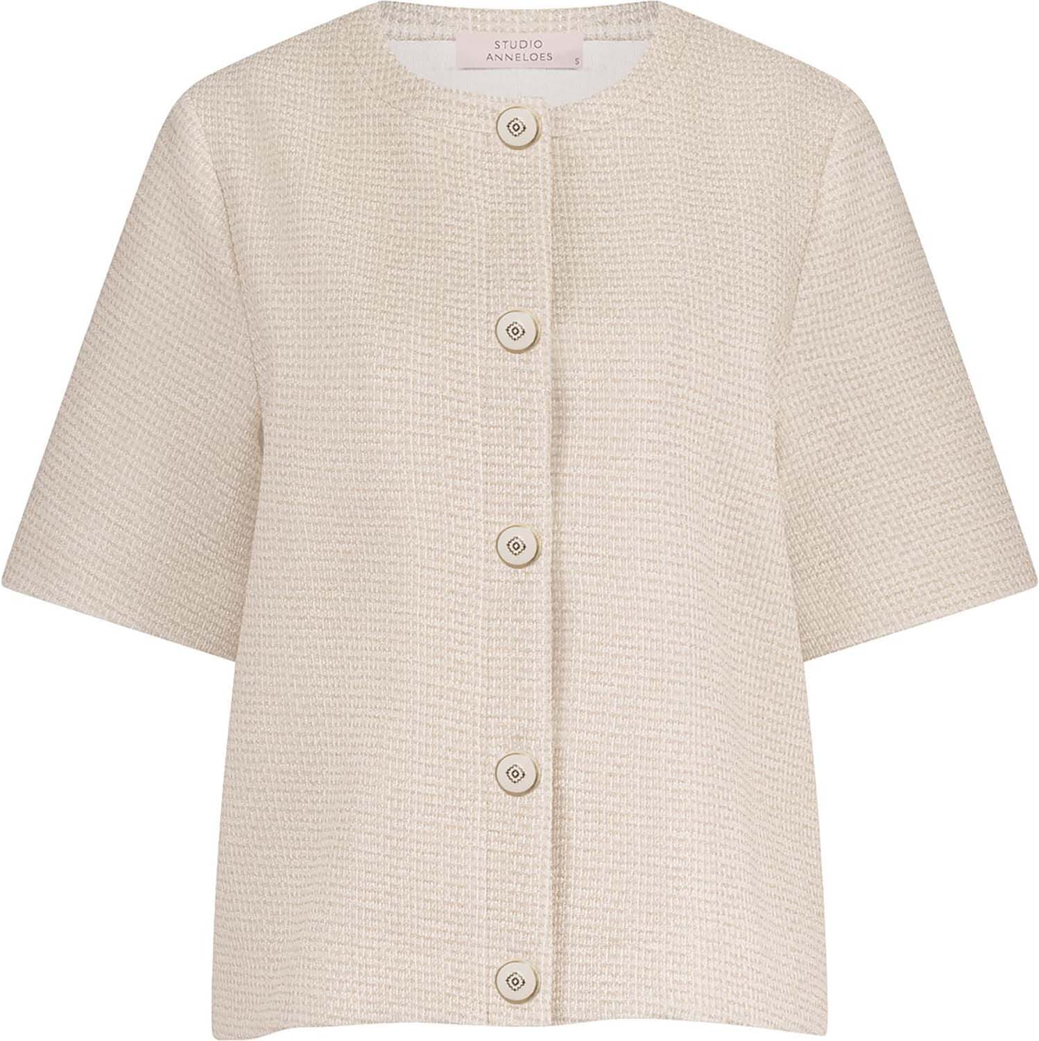 Studio Anneloes Blouse Aafke Tweed Wit