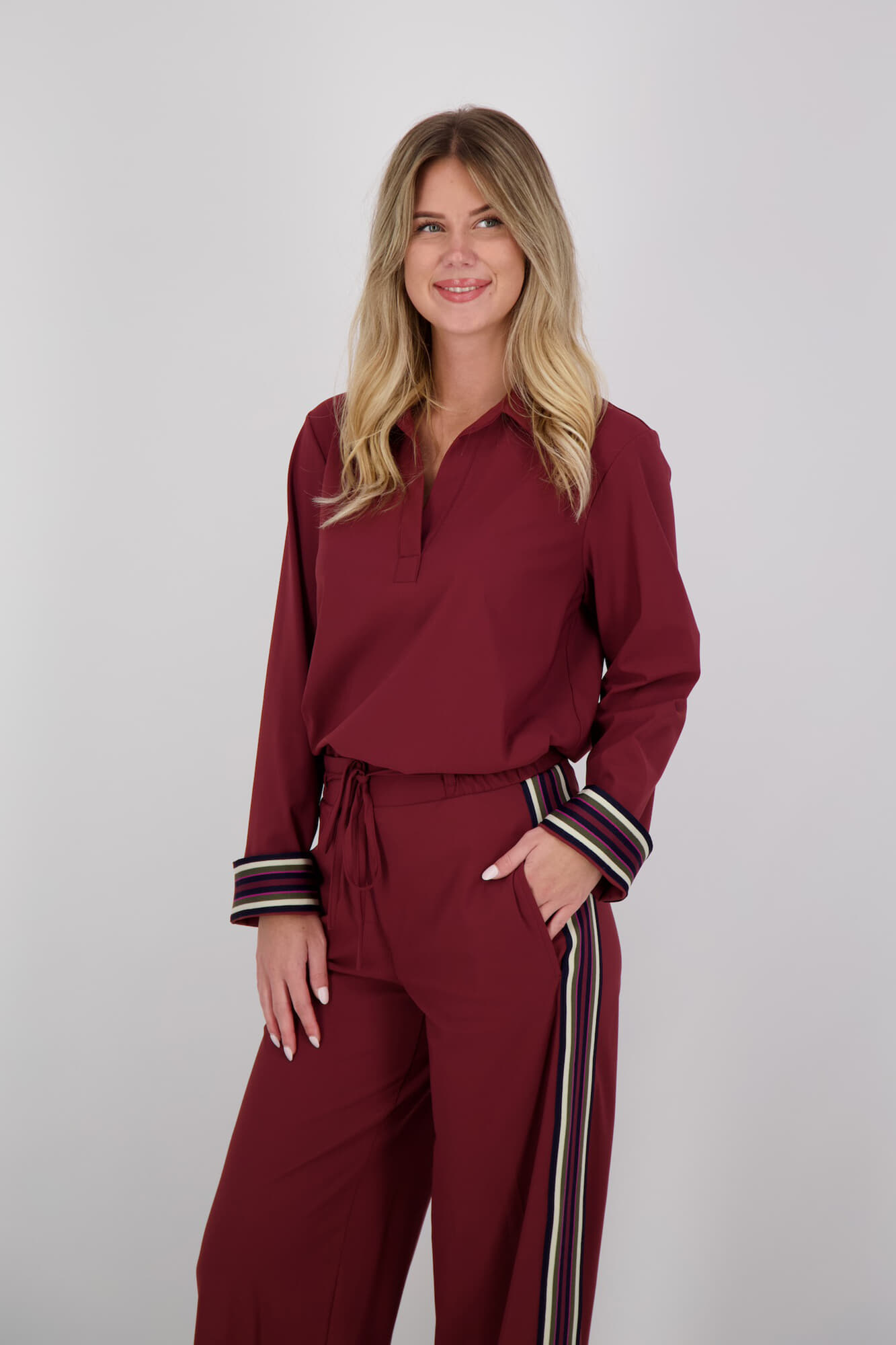 Studio Anneloes Top Marleen Bordeaux Rood