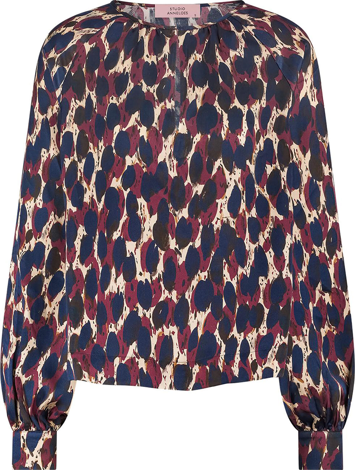 Studio Anneloes Top Charleze Animal Bordeaux Rood