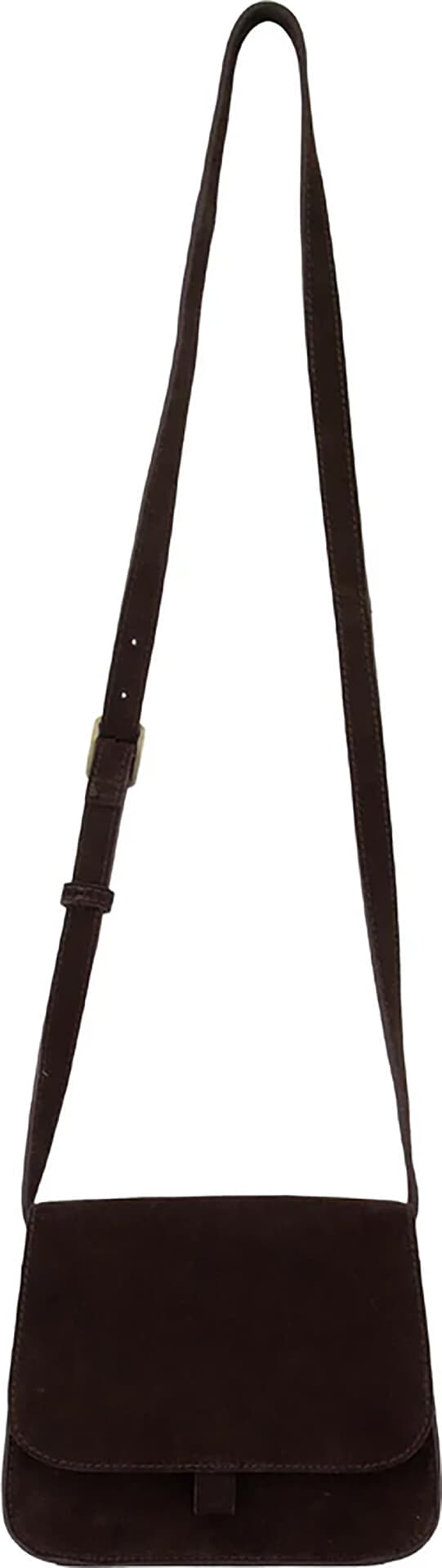 Zusss Schoudertas suede  Bruin