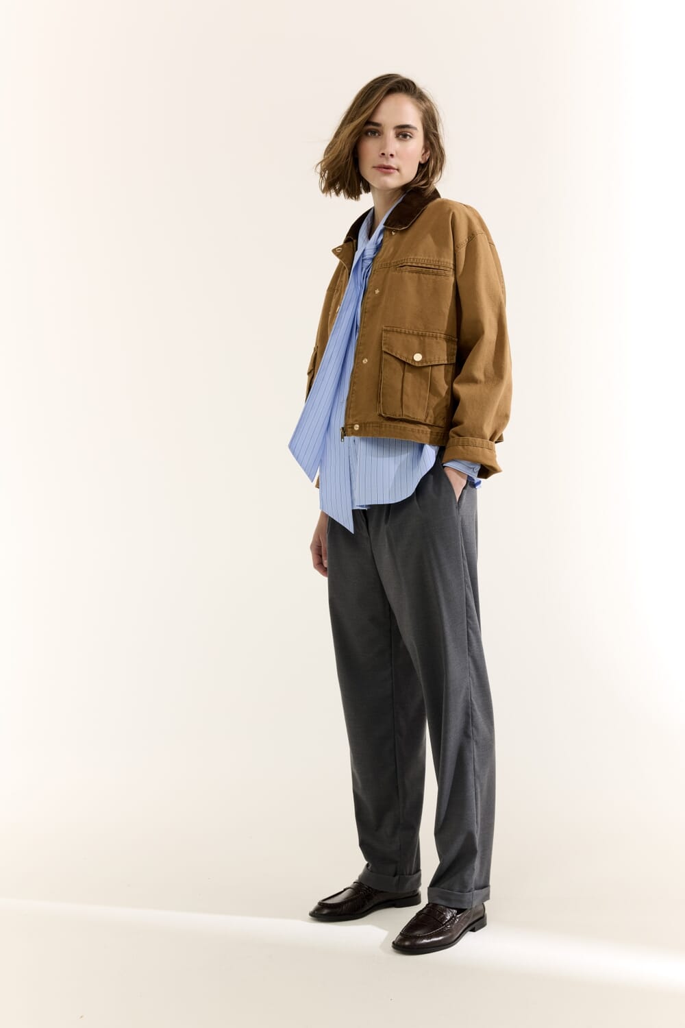 JC Sophie Blouse Jody Blauw