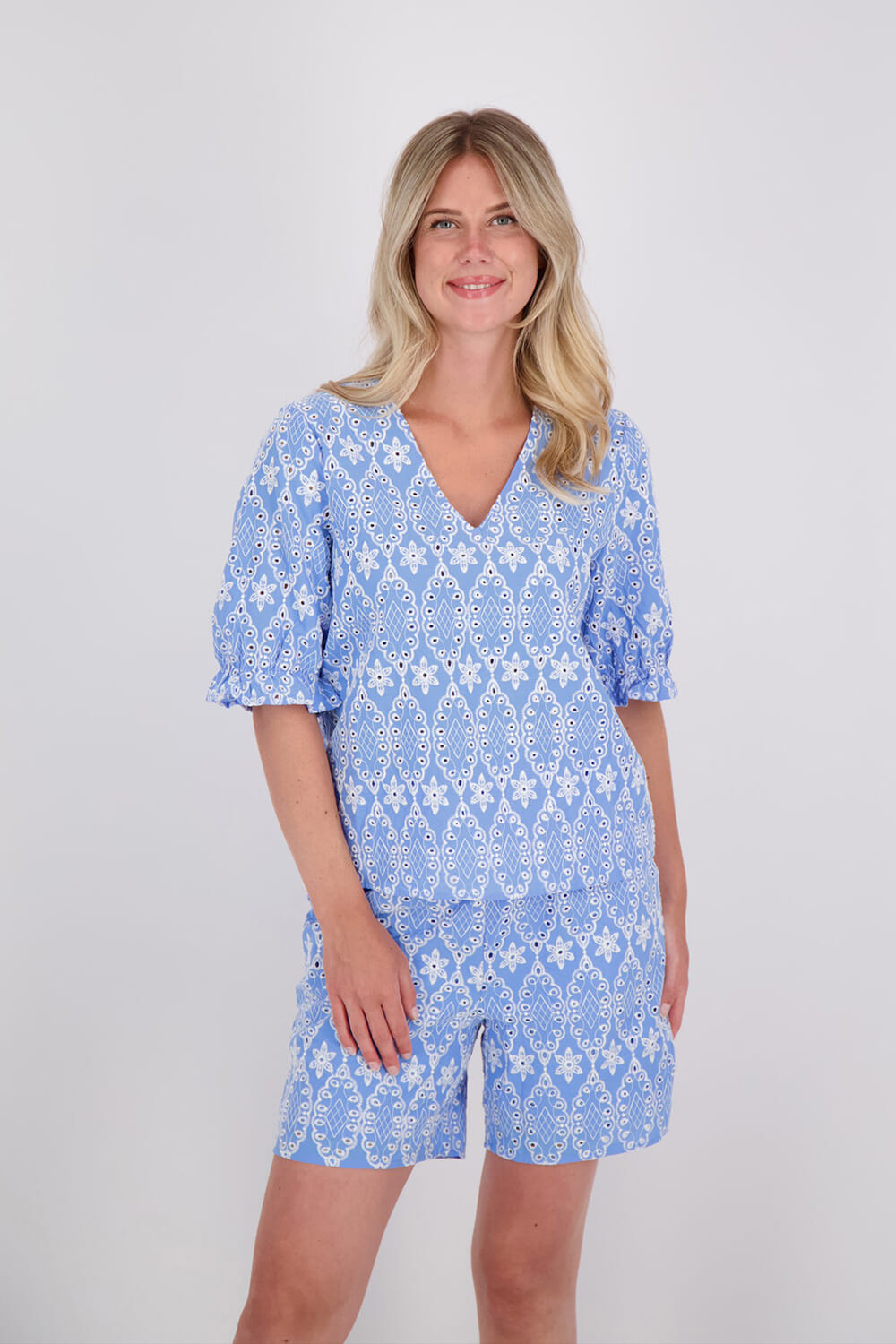 Vila Top Molly Blauw