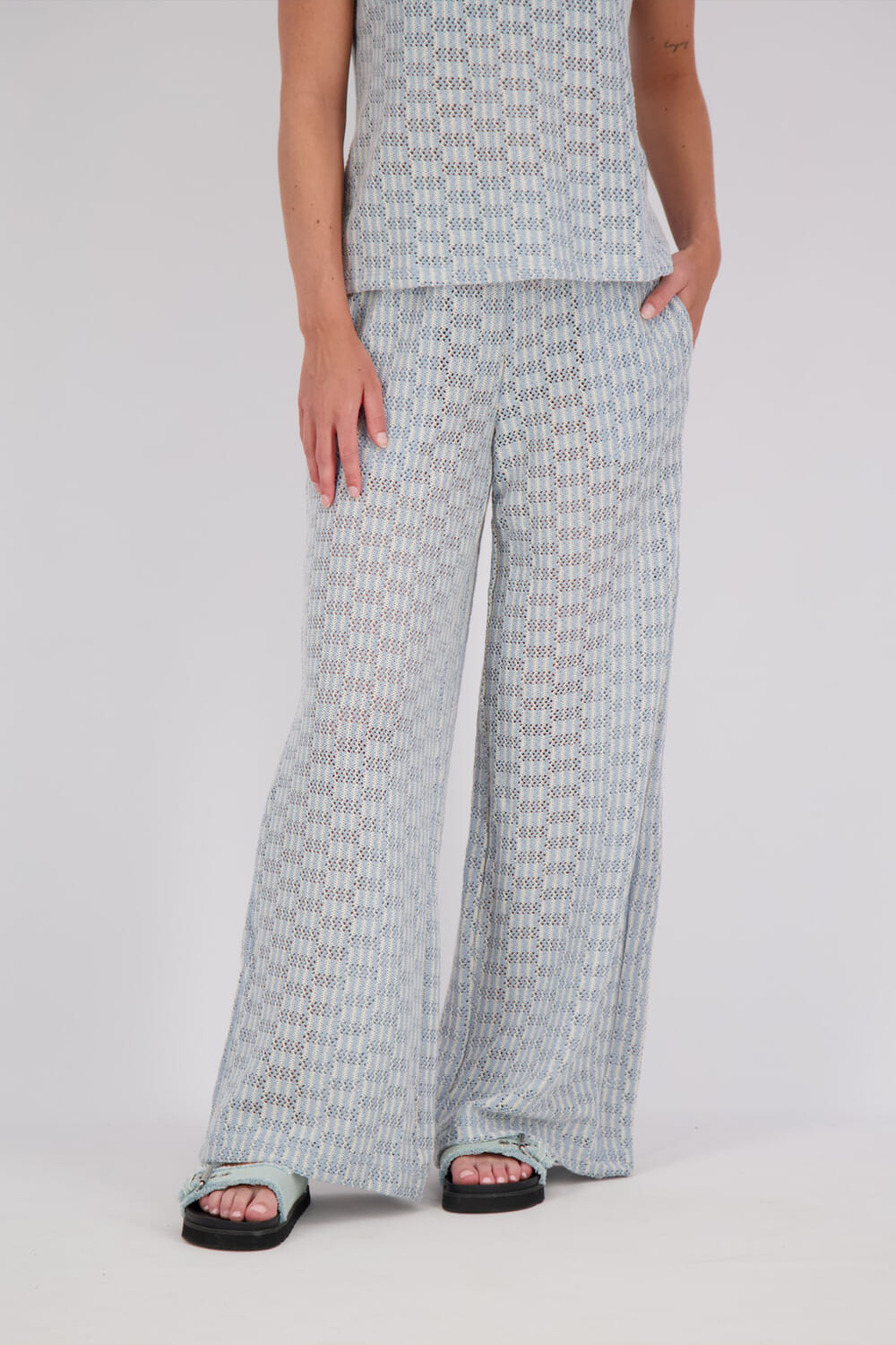 Object Pantalon Isja Blauw
