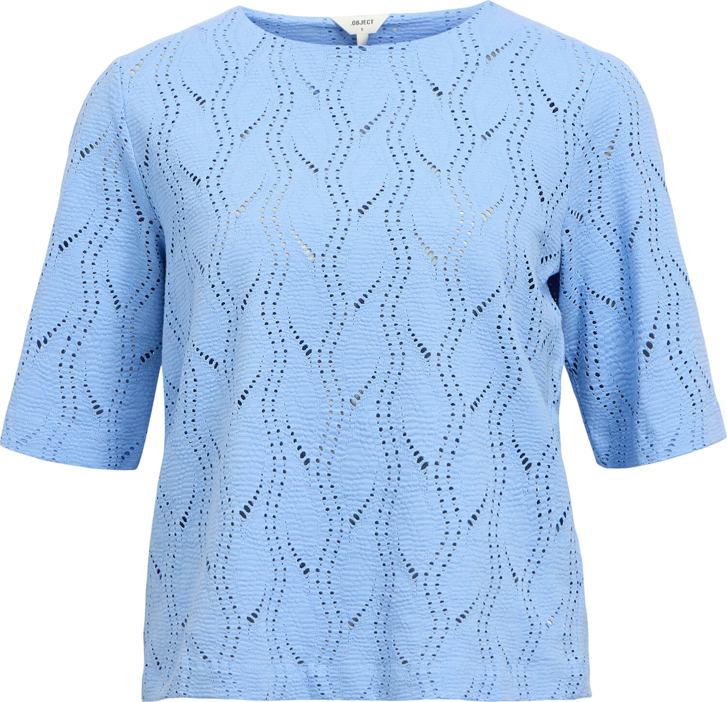 Object T-shirt Ava Blauw