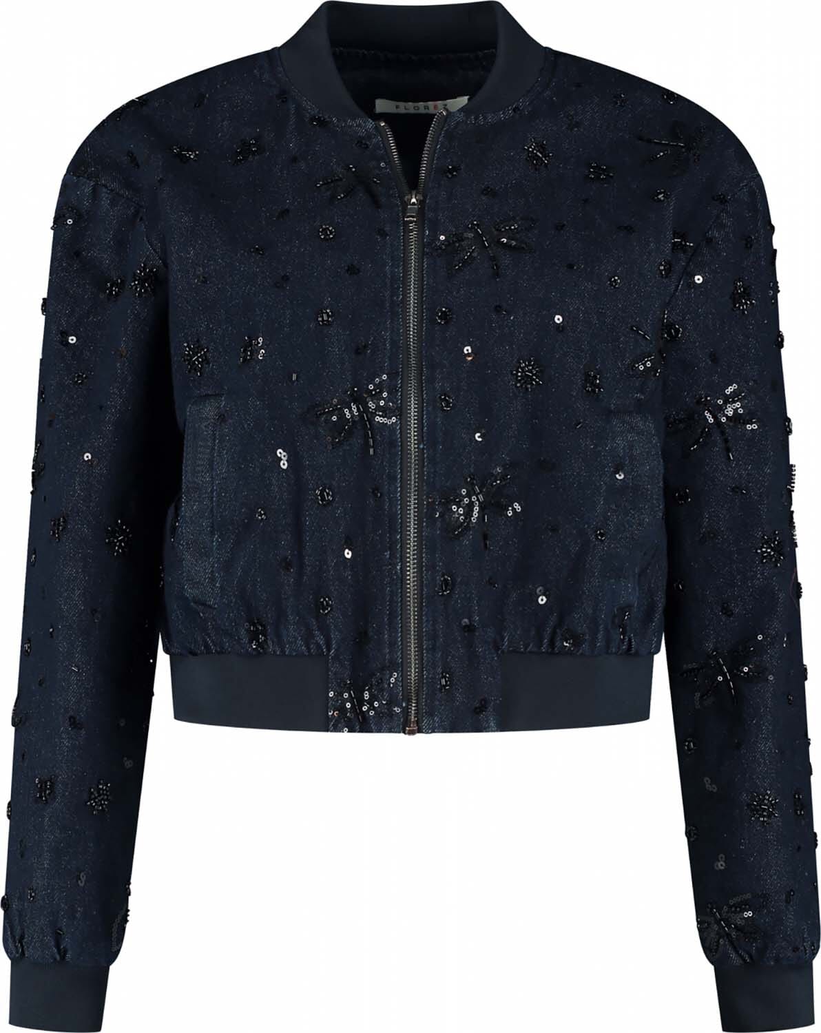 Florez Bomberjacket Lola  Zwart