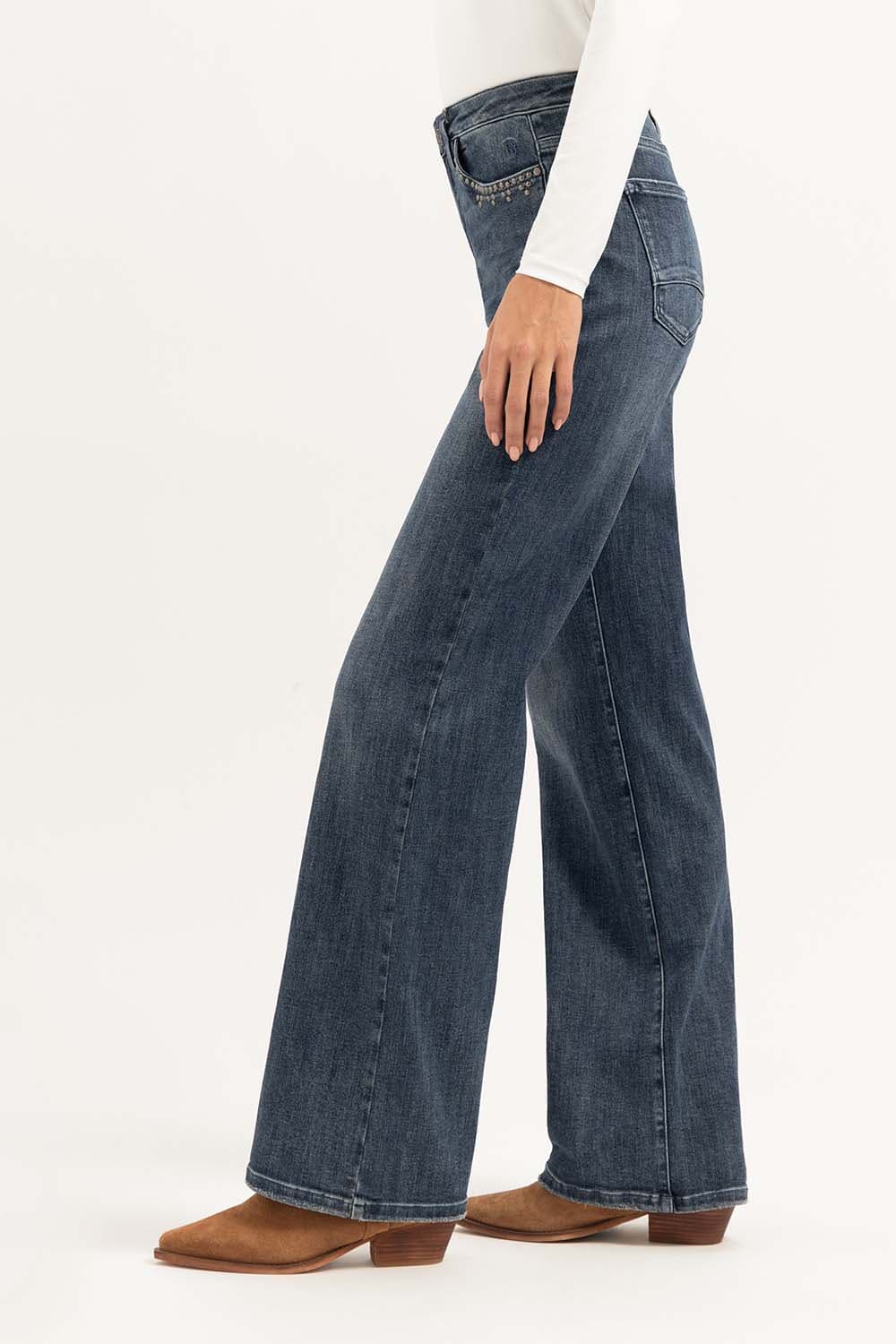 Florez Pantalon Sophie Studs Jeans
