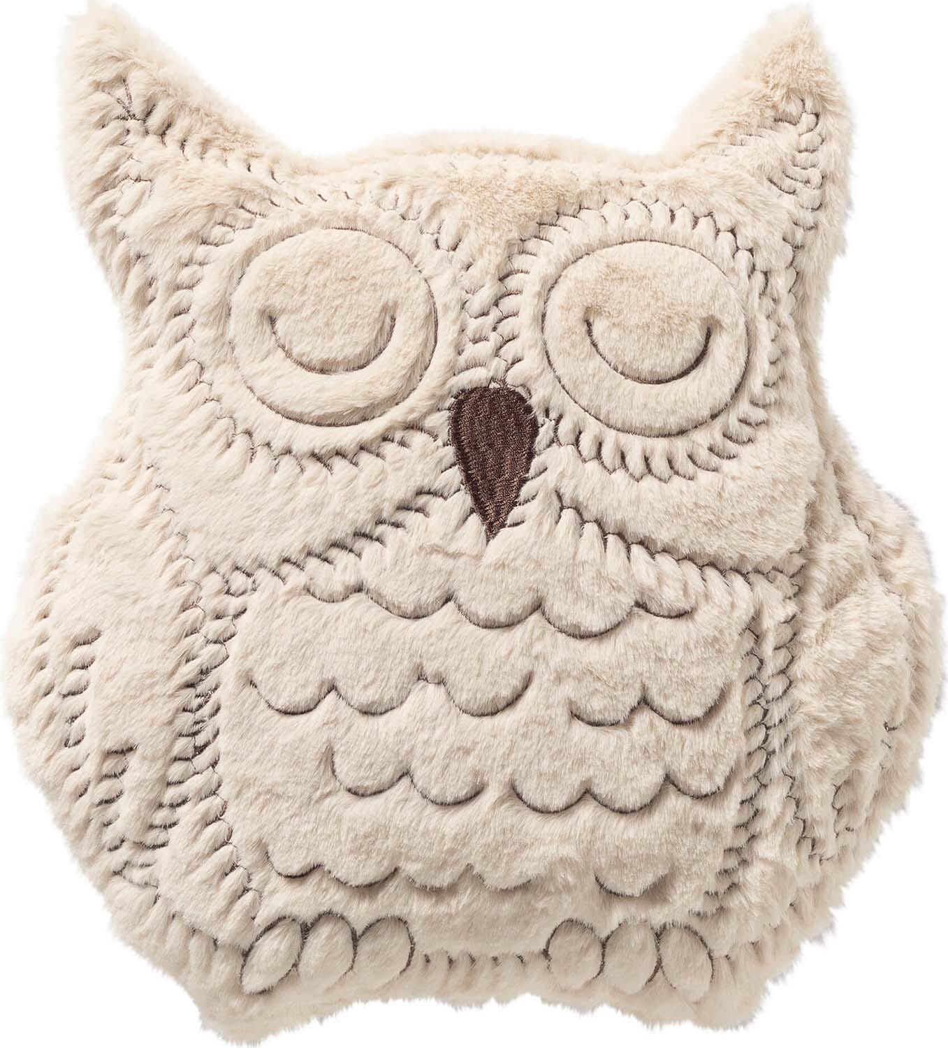 Dutch Decor Sierkussen Owl 35x40 cm Whitecap Gray Beige
