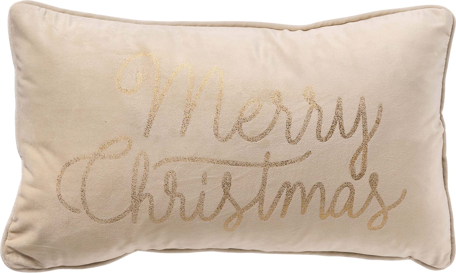 Dutch Decor Sierkussen Merry Christmas 30x50 cm Whisper White Wit